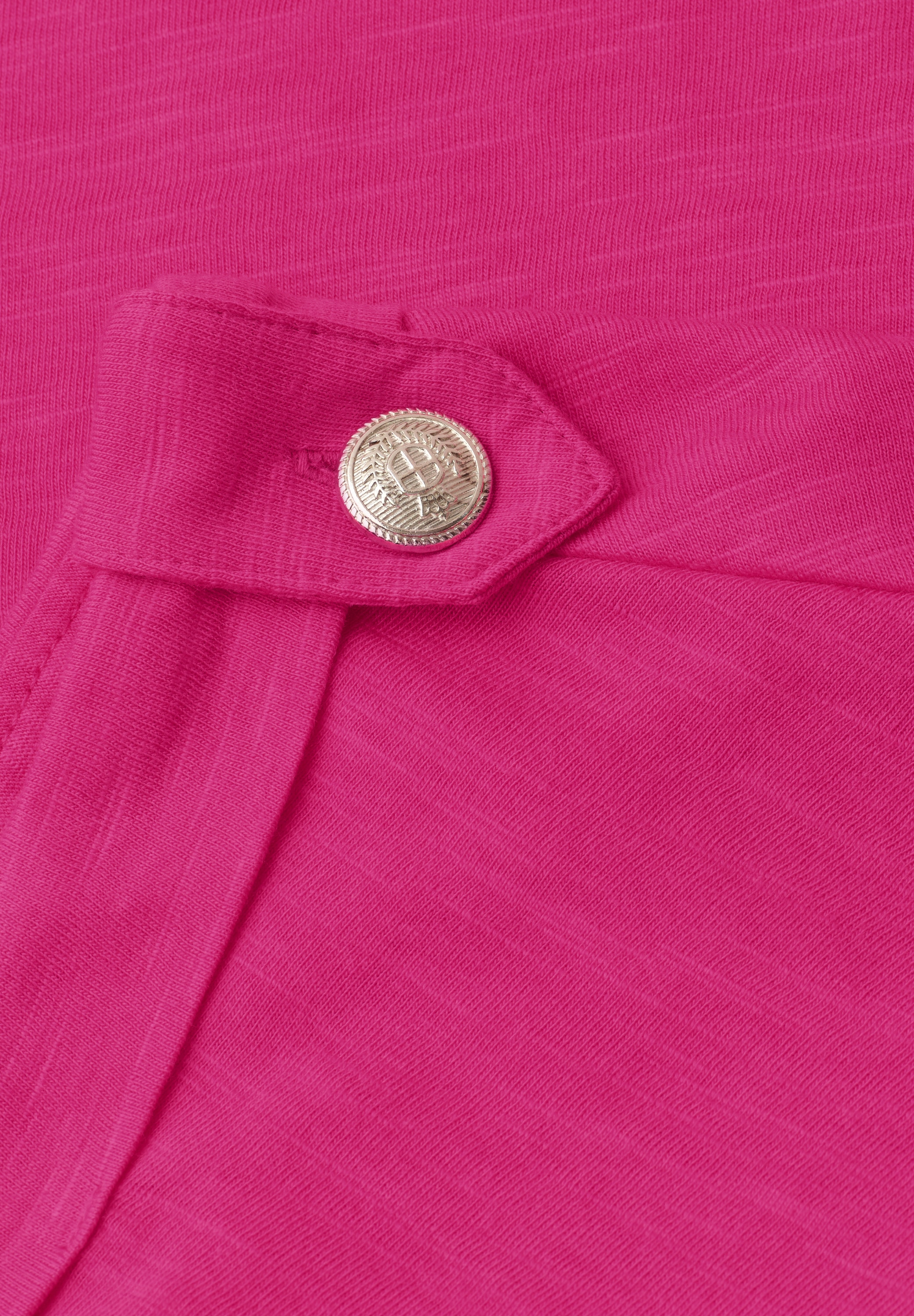 STREET ONE T-Shirt mit Knopf Details