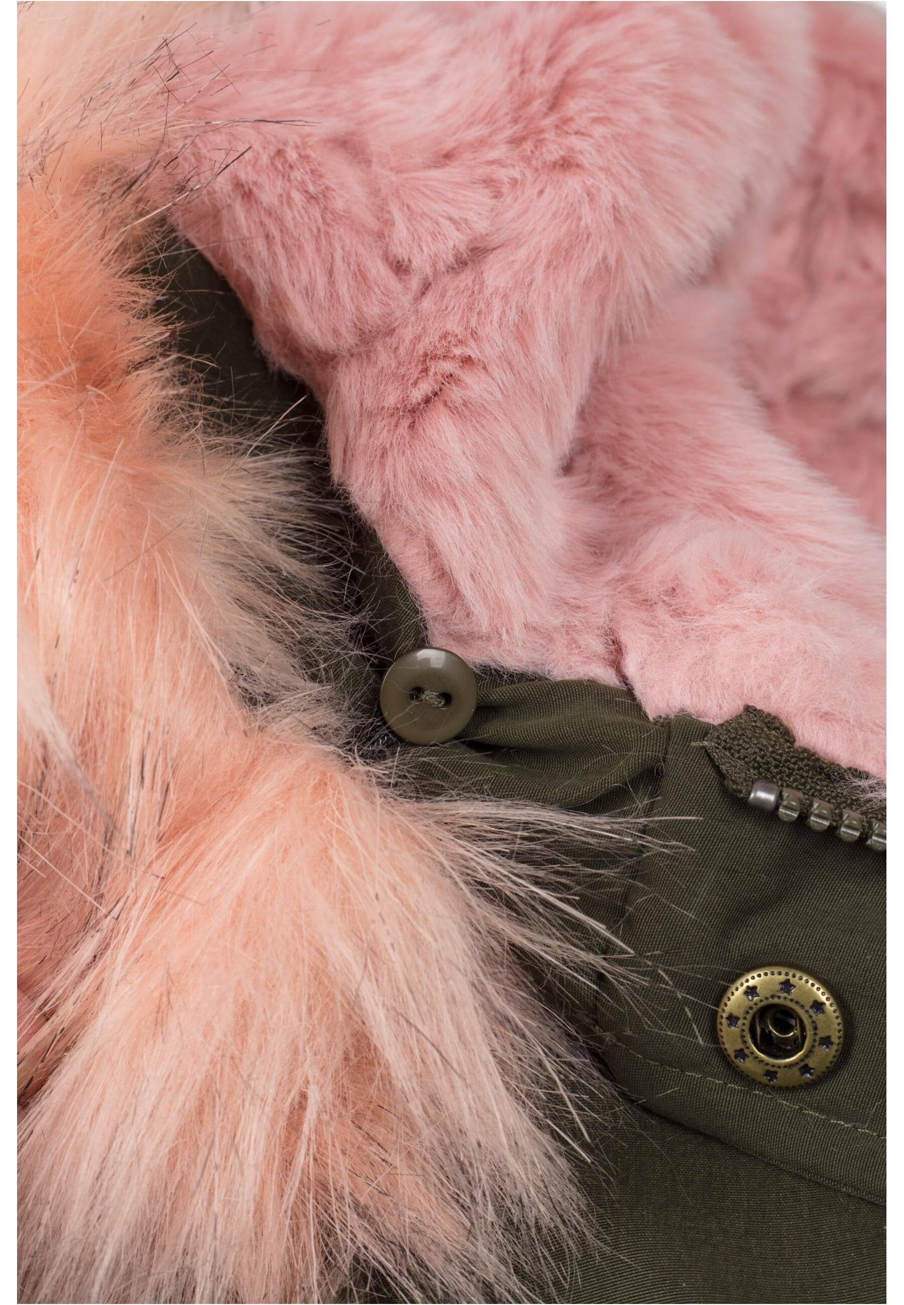 URBAN CLASSICS Parka »Urban Classics Damen Ladies Peached Teddy Lined Parka«, (1 St.), mit Kapuze