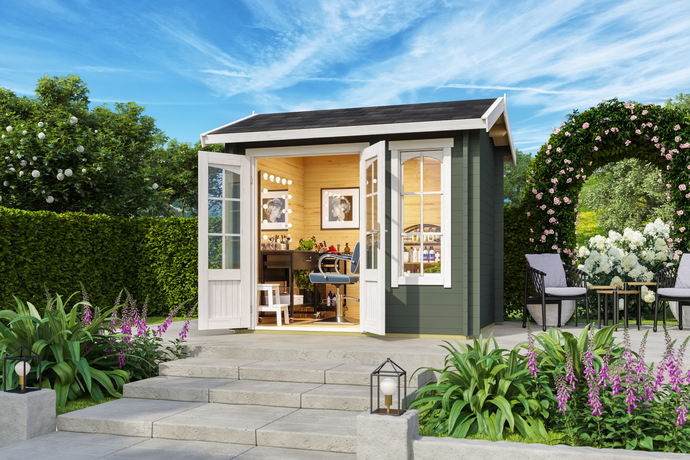 Nordic Holz Gartenhaus "ALEX MINI" günstig online kaufen