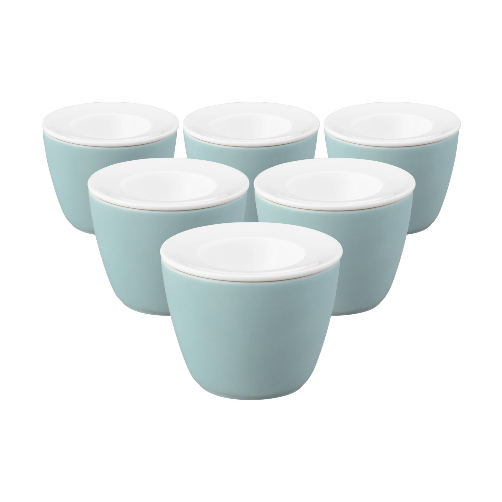 Seltmann Weiden Eierbecher "Snack and Egg Life Fashion ø 6,8 cm 6er Set" Spülmaschinenfest, Mikrowellensicher, Ofenfest