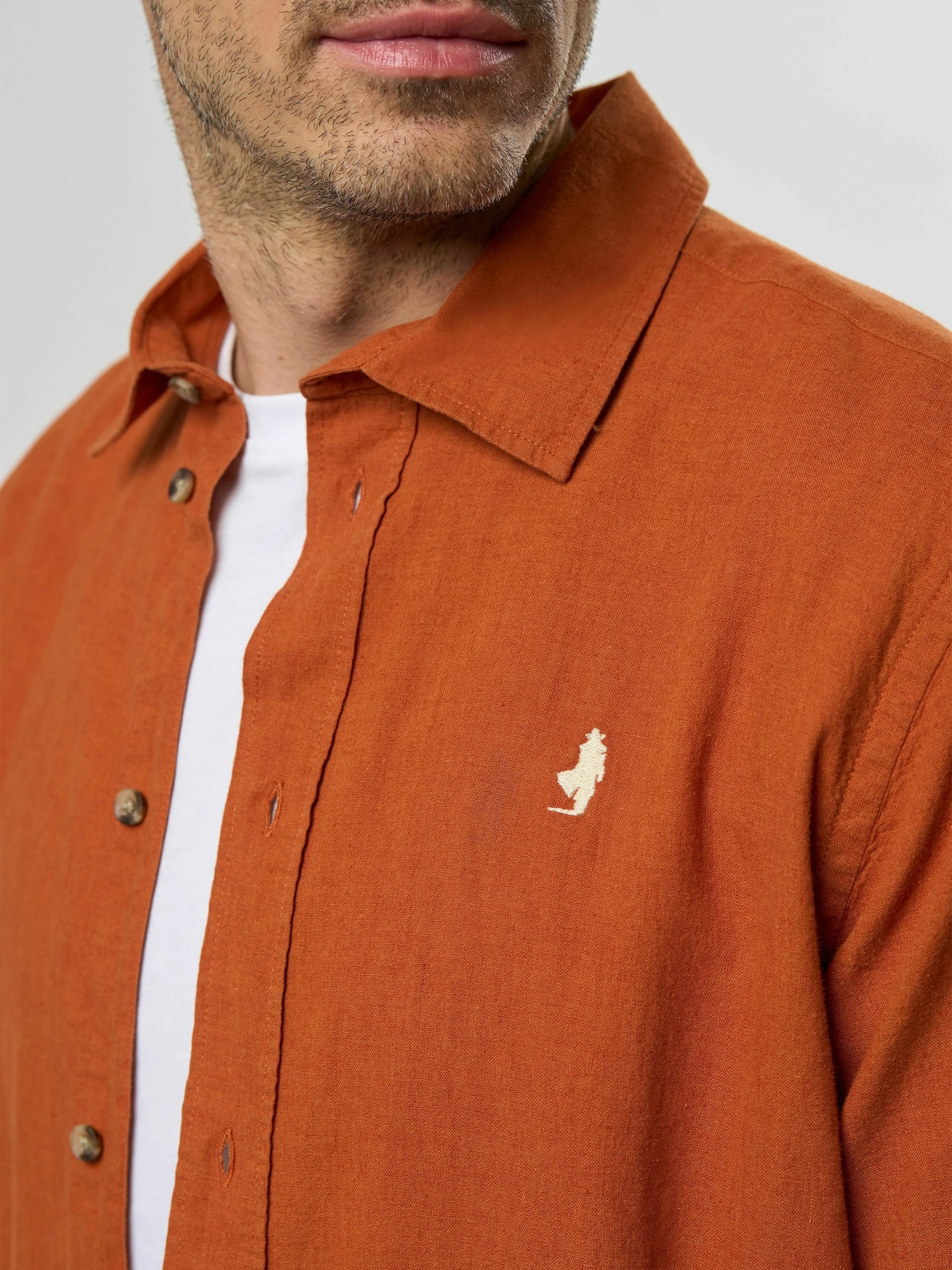 MCS Langarmhemd »MCS shirt Fort Worth«