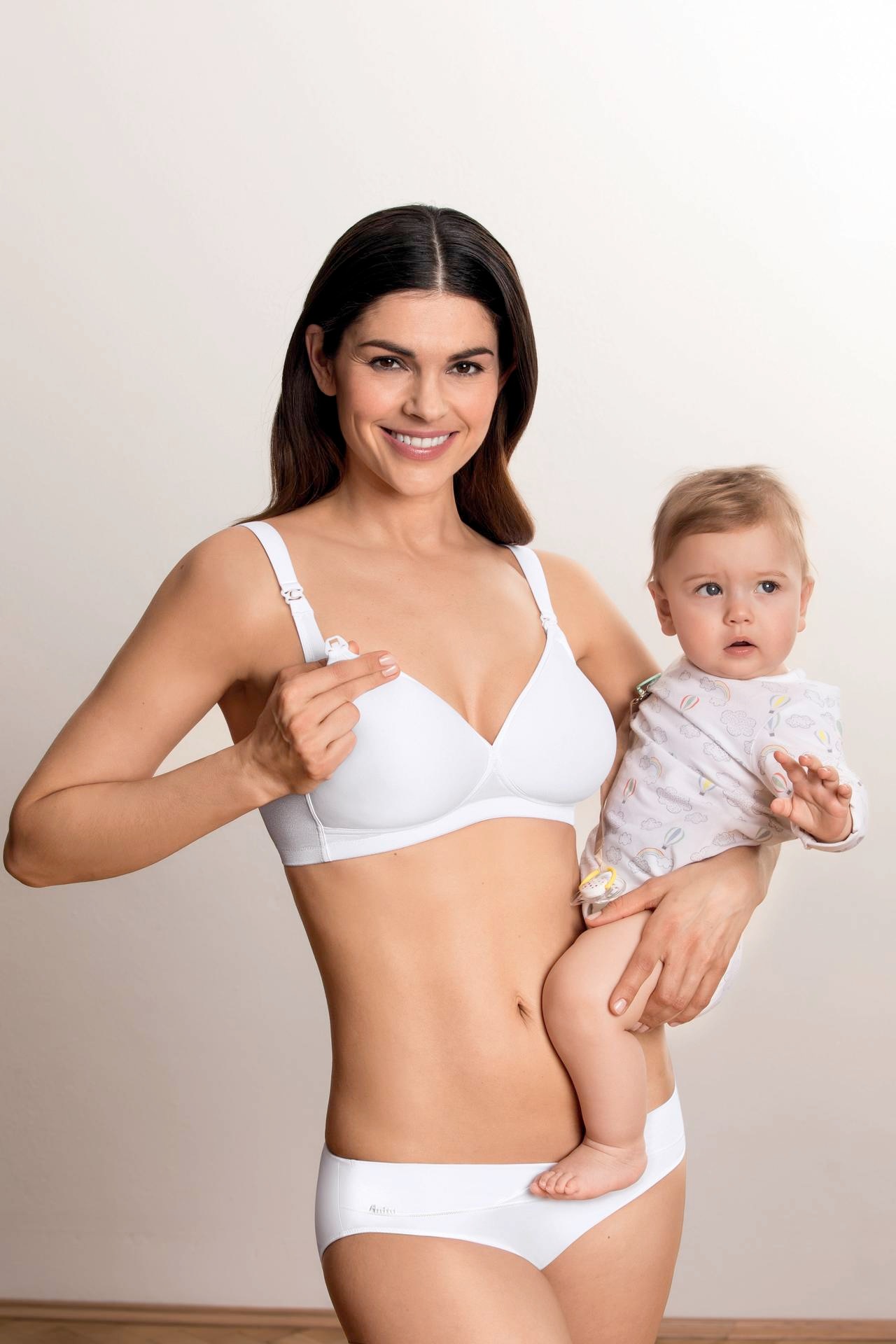 Still-BH ANITA MATERNITY "Miss Anita", Damen, Gr. 70, Cup E, weiß, Stoff, Obermaterial: 48% Polyamid, 37% Polyester, 10% Elasthan, 5% Polyurethan, clean, matt, unifarben, Basic, normal, BHs Still-BH, Cup B-E, atmungsaktiv, Spacerschale, verstellbare Träge