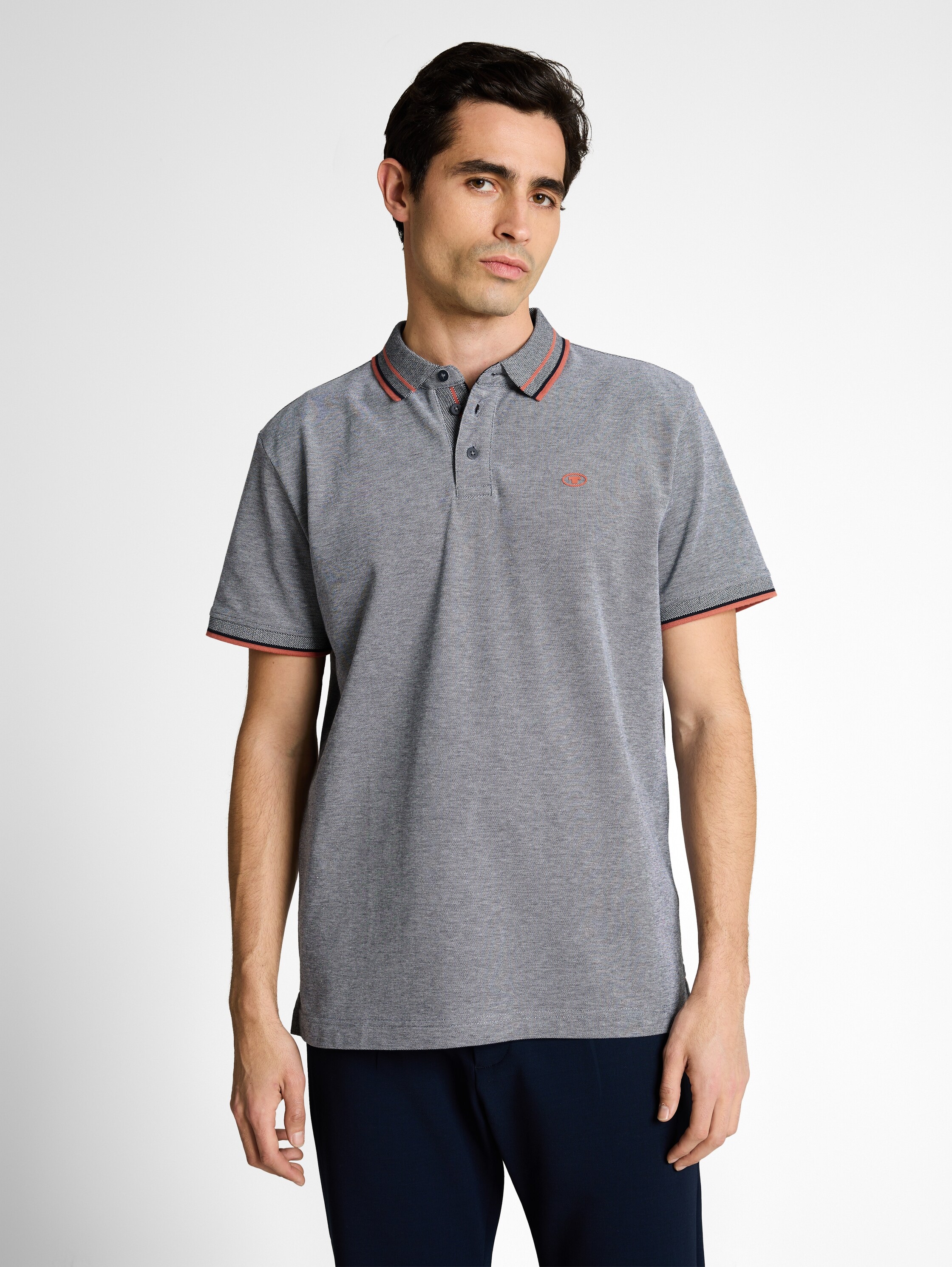 TOM TAILOR Poloshirt mit Logo Print