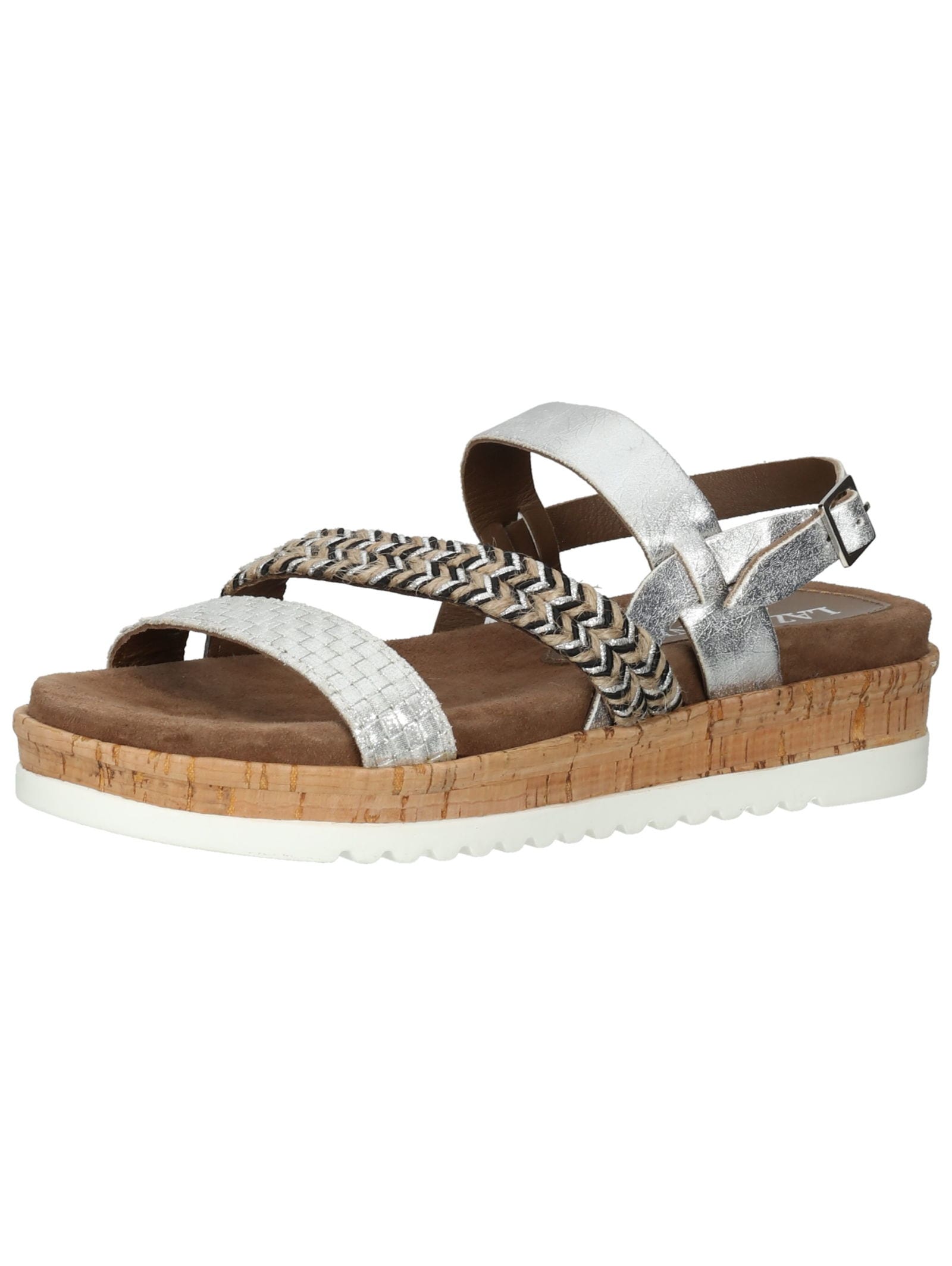 Lazamani Riemchensandale "Lazamani Sandalen Leder/Textil" günstig online kaufen