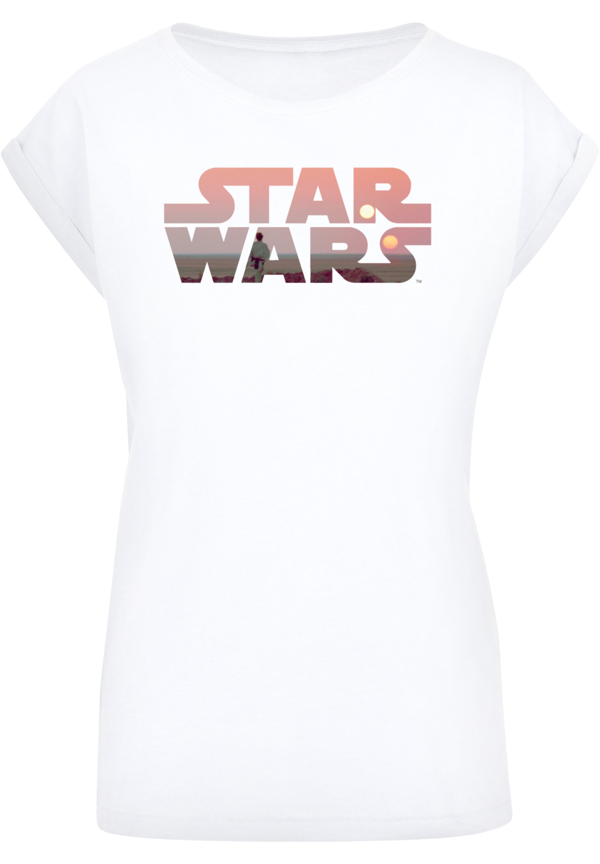 F4NT4STIC T-Shirt »Star Wars Tatooine Logo«, Print
