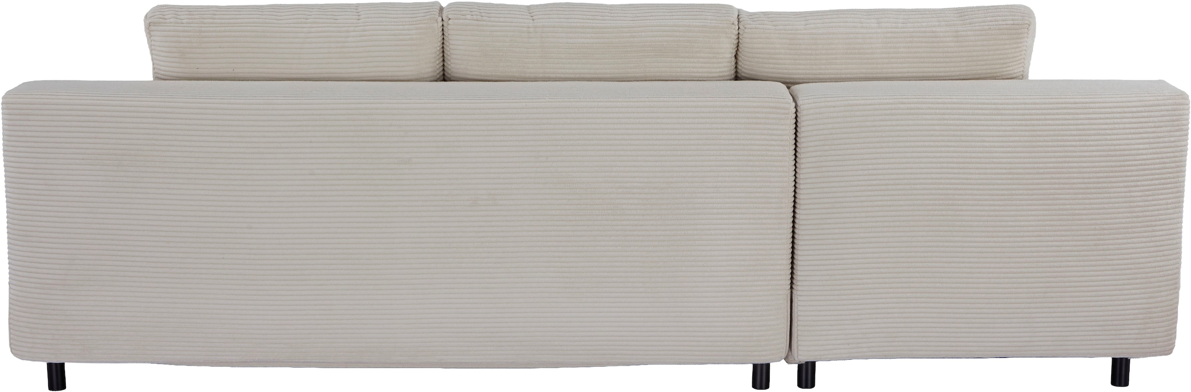 OTTO home Schlafsofa »ONNIKO Ecksofa L-Form Cord, Breite: 240 cm, softer Cord-Bezug« mit Bettfunktion & Bettkasten (Liegefläche 120/240 cm)