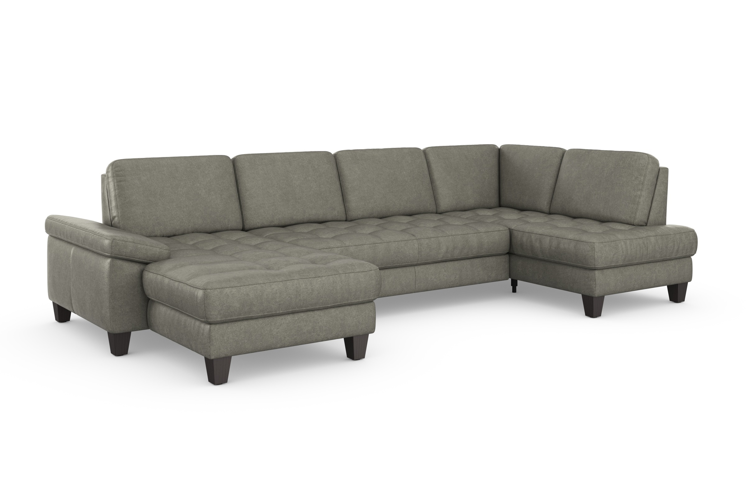 Sit & More Westham U-Shape Sectional Sofa grey 9