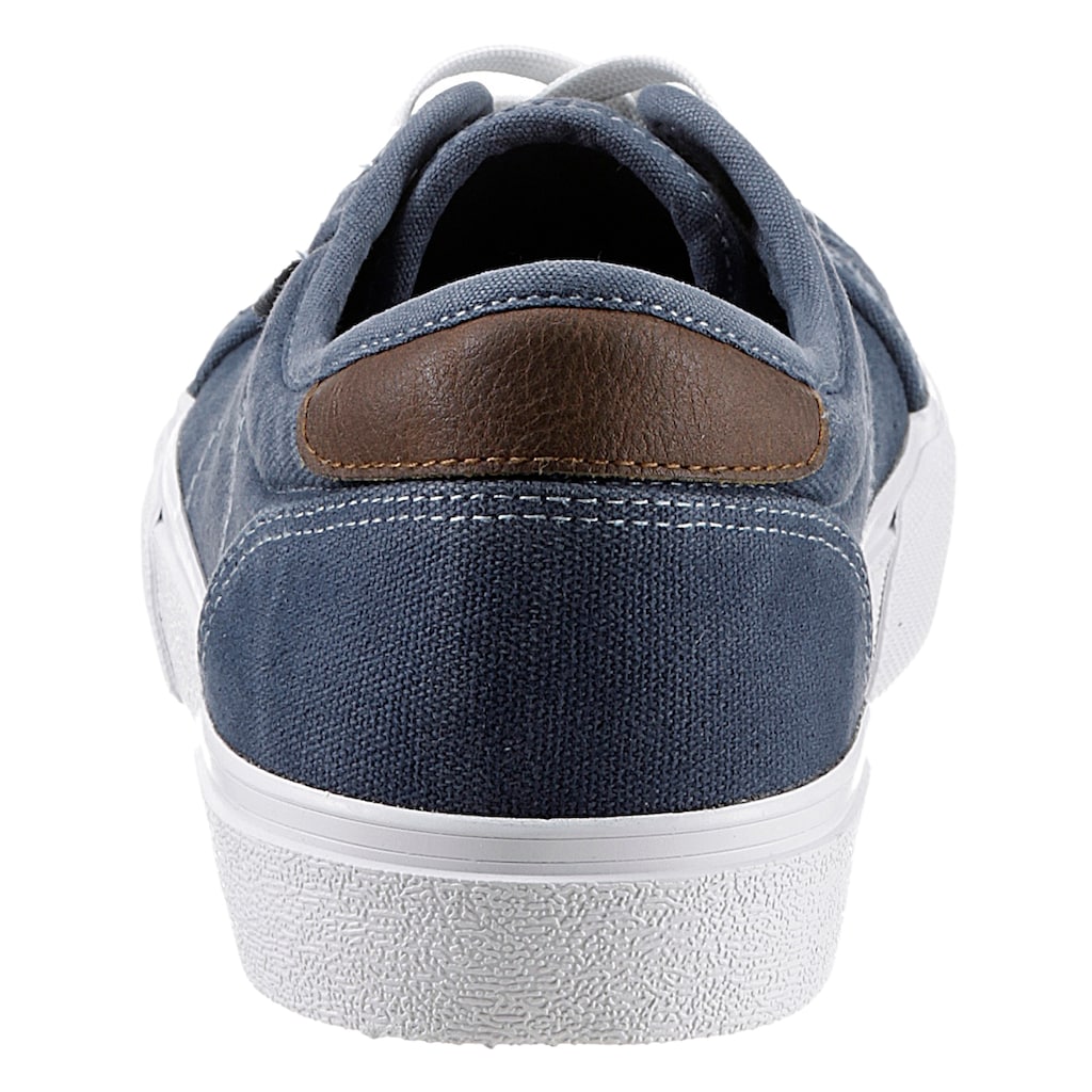 s.Oliver Sneaker, im Jeans-Look, Freizeitschuh, Halbschuh, Schnürschuh