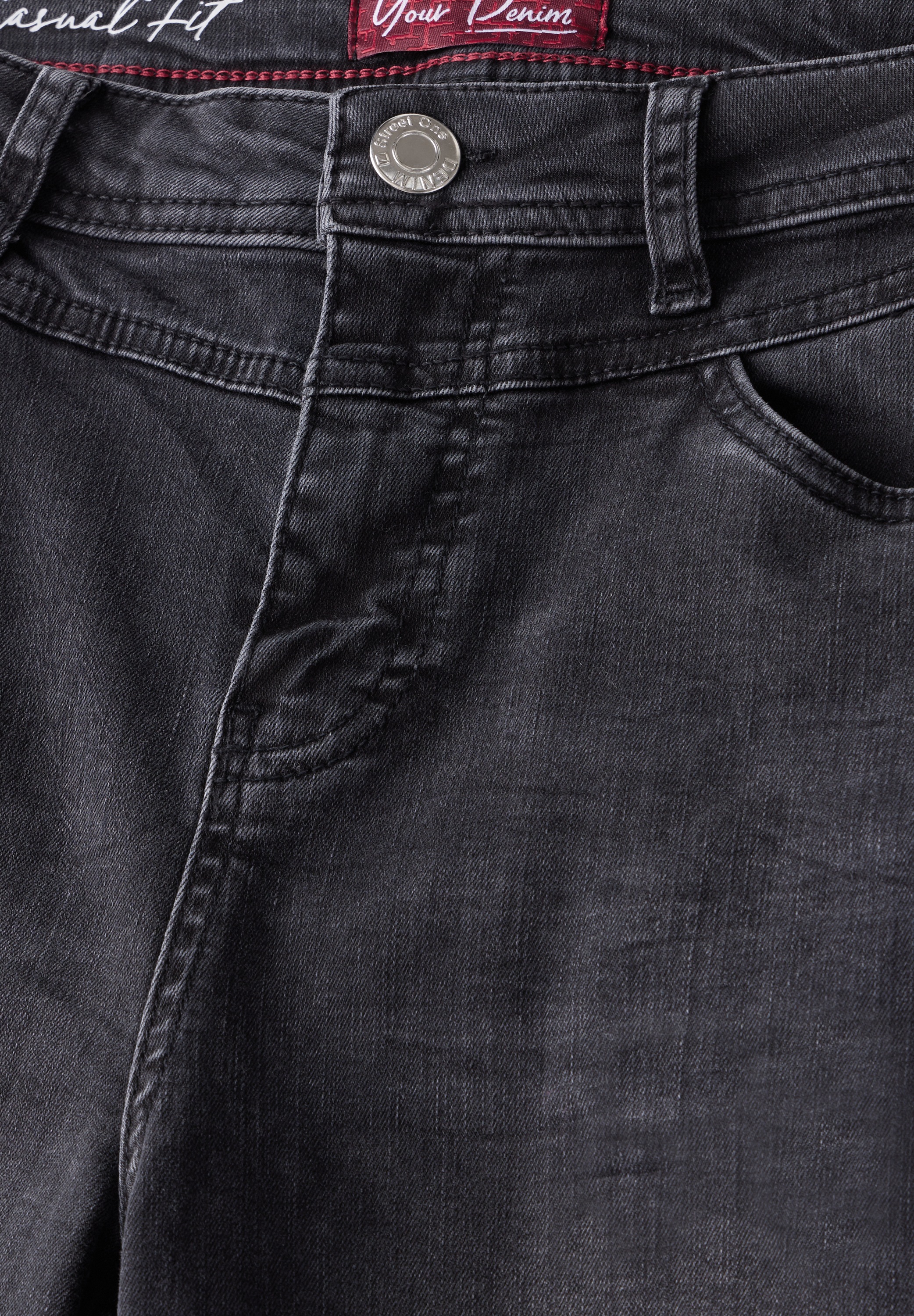 Thumbnail - STREET ONE Gerade Jeans, High Waist