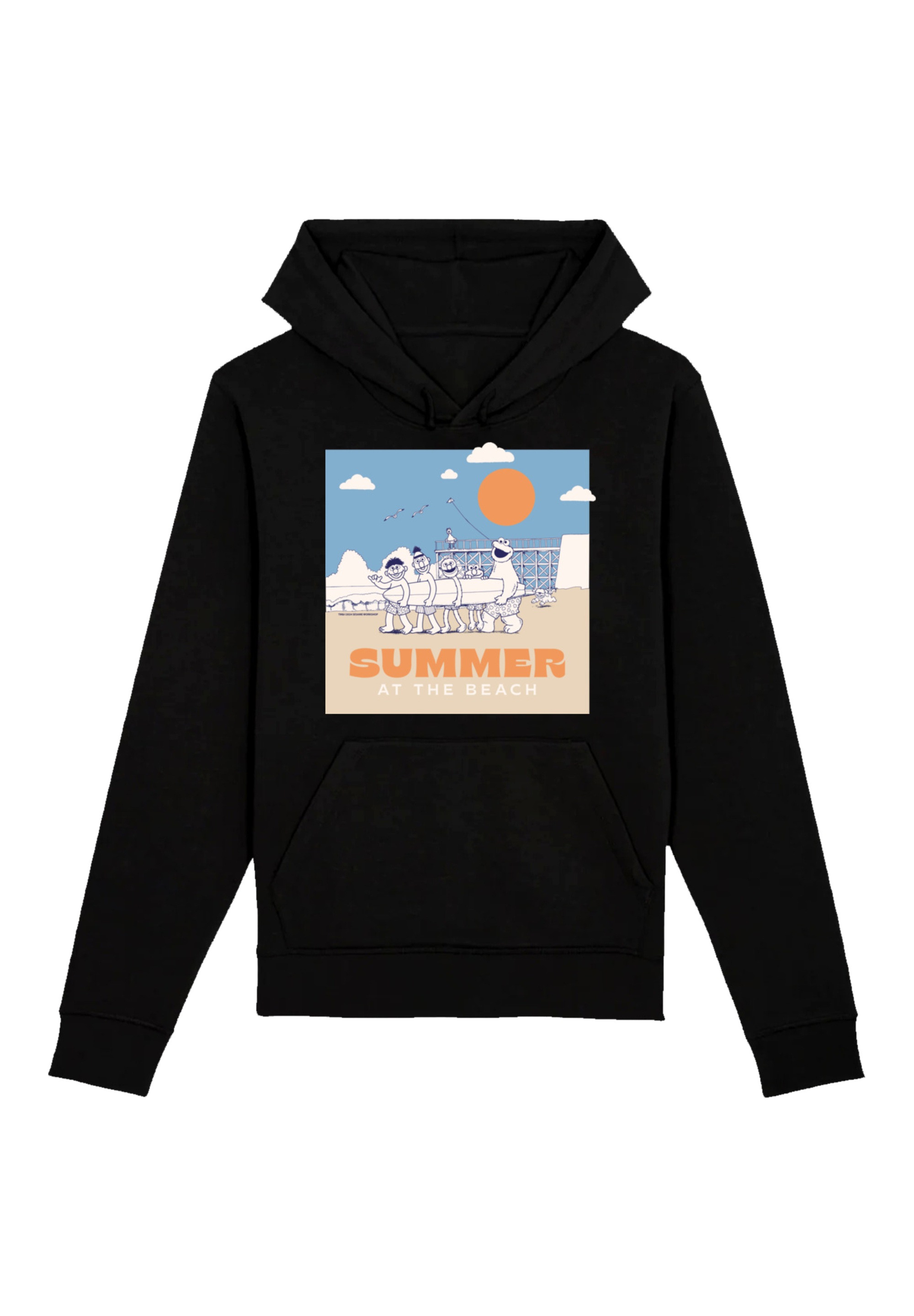 F4NT4STIC Kapuzenpullover "Sesamstraße Summer at the Beach", Premium Qualit günstig online kaufen