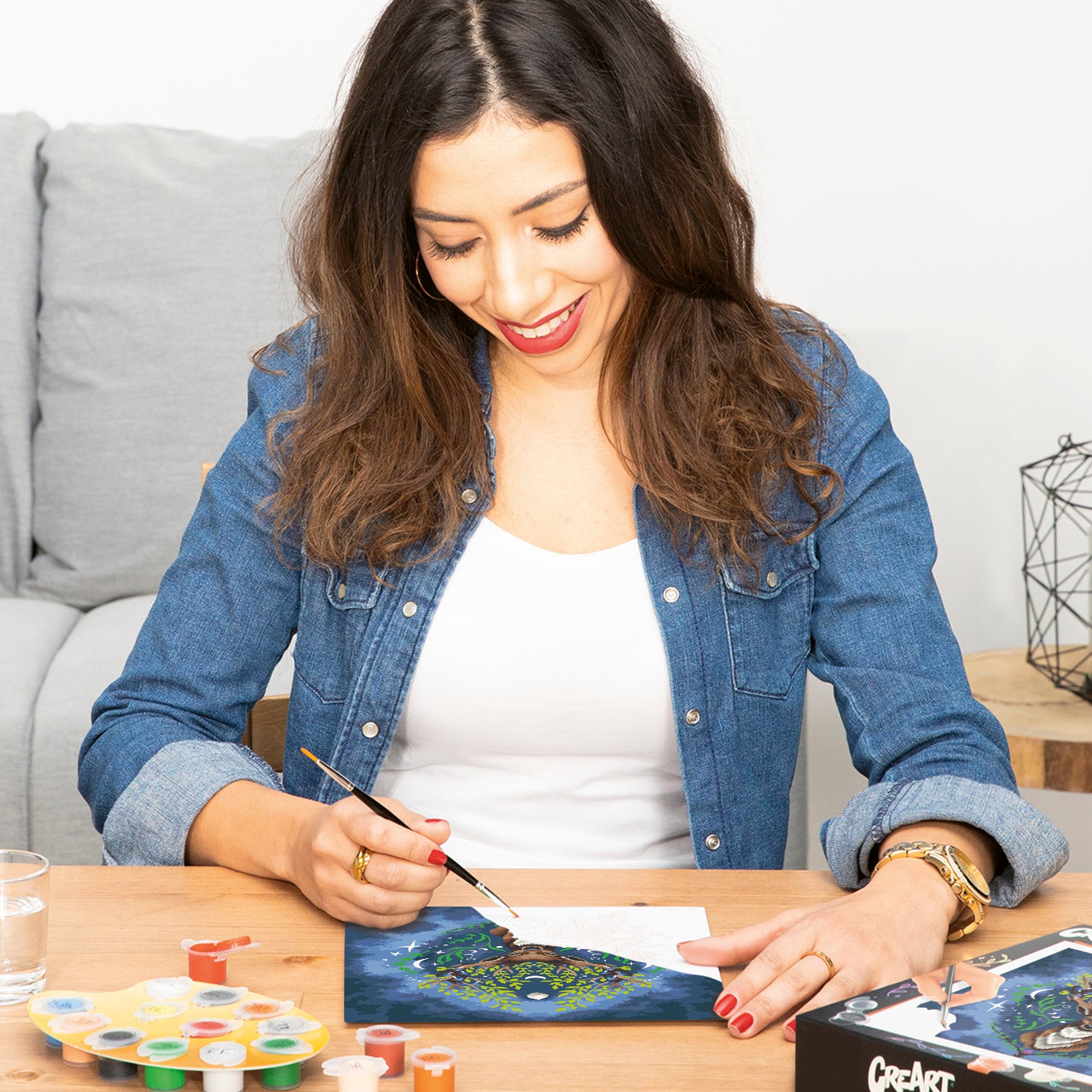 Ravensburger Malen nach Zahlen »CreArt, Pixie Cold: Mystic Deer«, Made in Europe