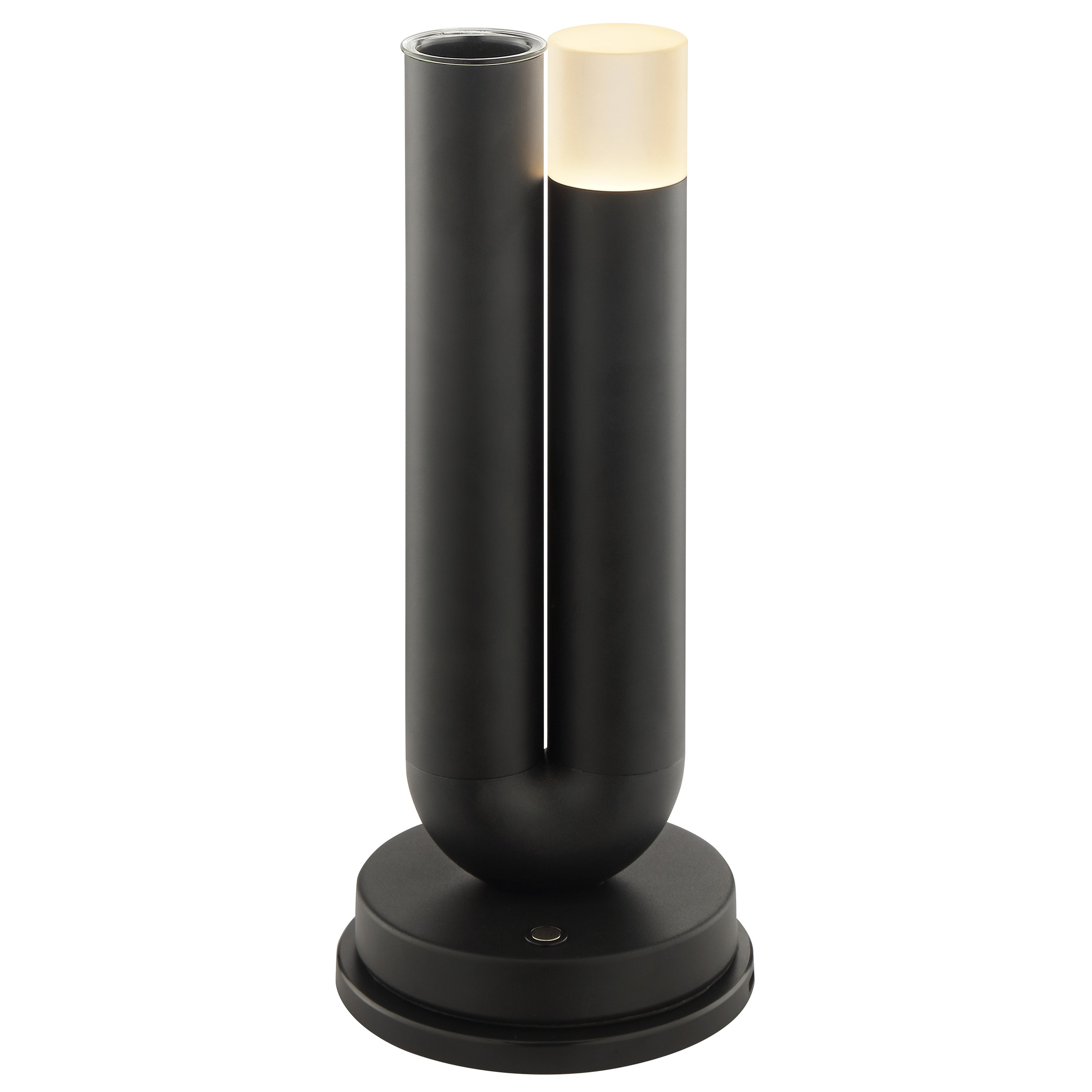 Brilliant LED Tischleuchte »Sayu« LED-Modul 1 Stk. Warmweiß LED Akku-Leuchte mit Vase, 27 cm, 250lm, 2700K, Wireless Charging