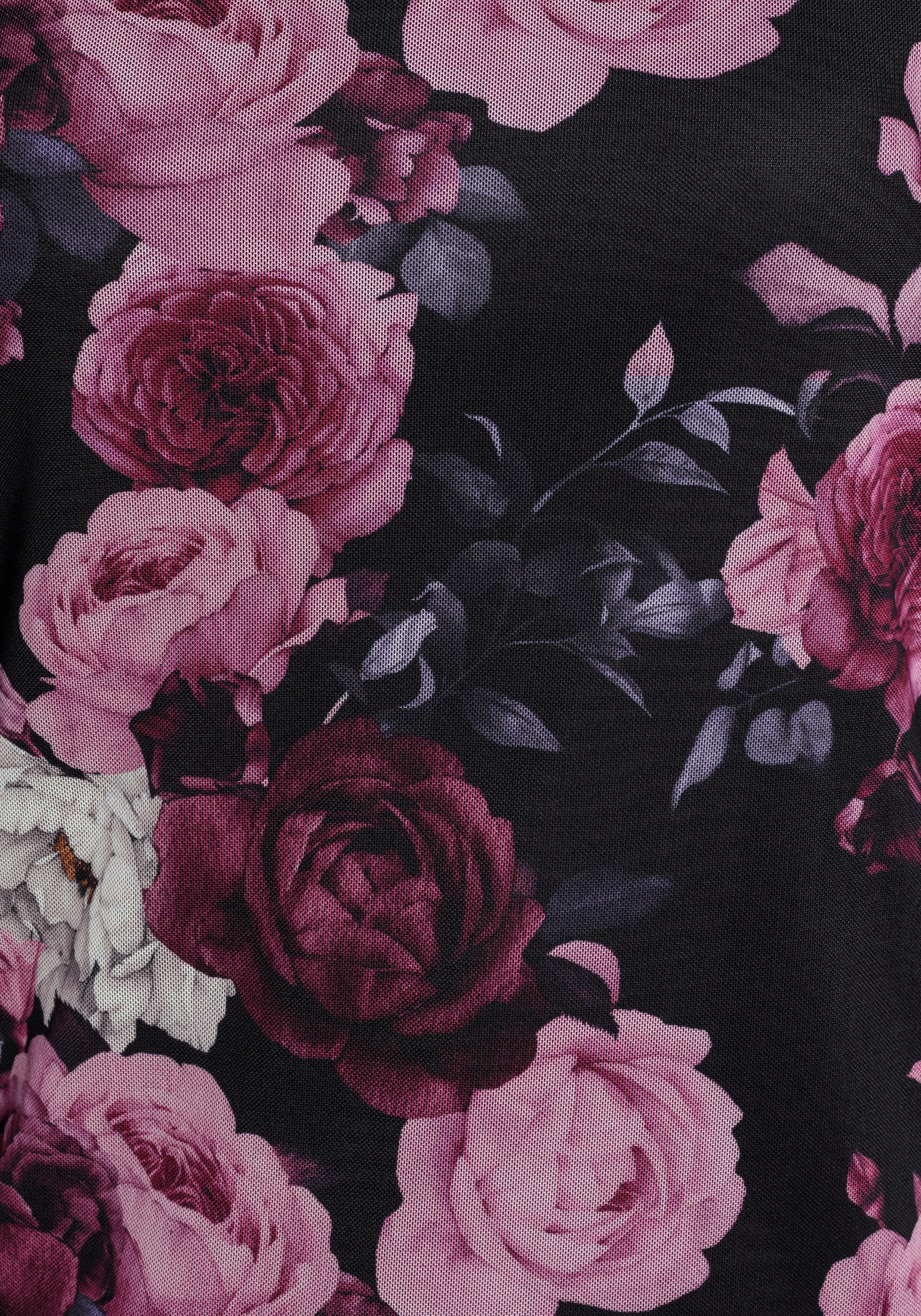 Melrose Langarmbluse, mit elegantem Blumenprint - NEUE KOLLEKTION