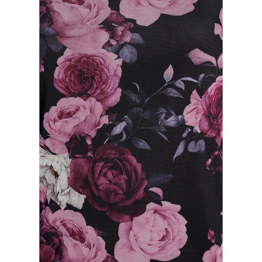 Melrose Langarmbluse, mit elegantem Blumenprint - NEUE KOLLEKTION