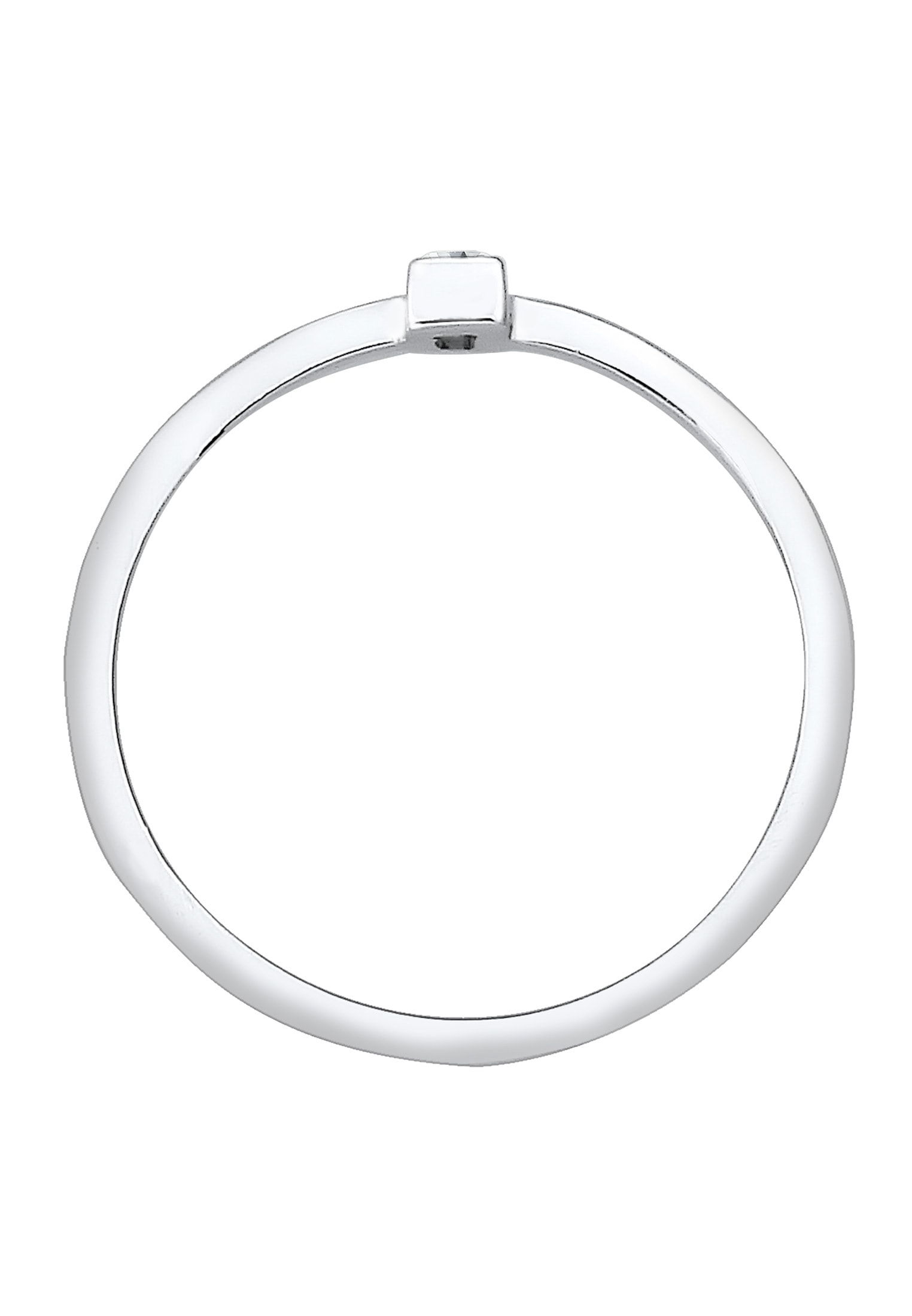 Elli Premium Verlobungsring »Topas Weiß 925 Sterling Silber«