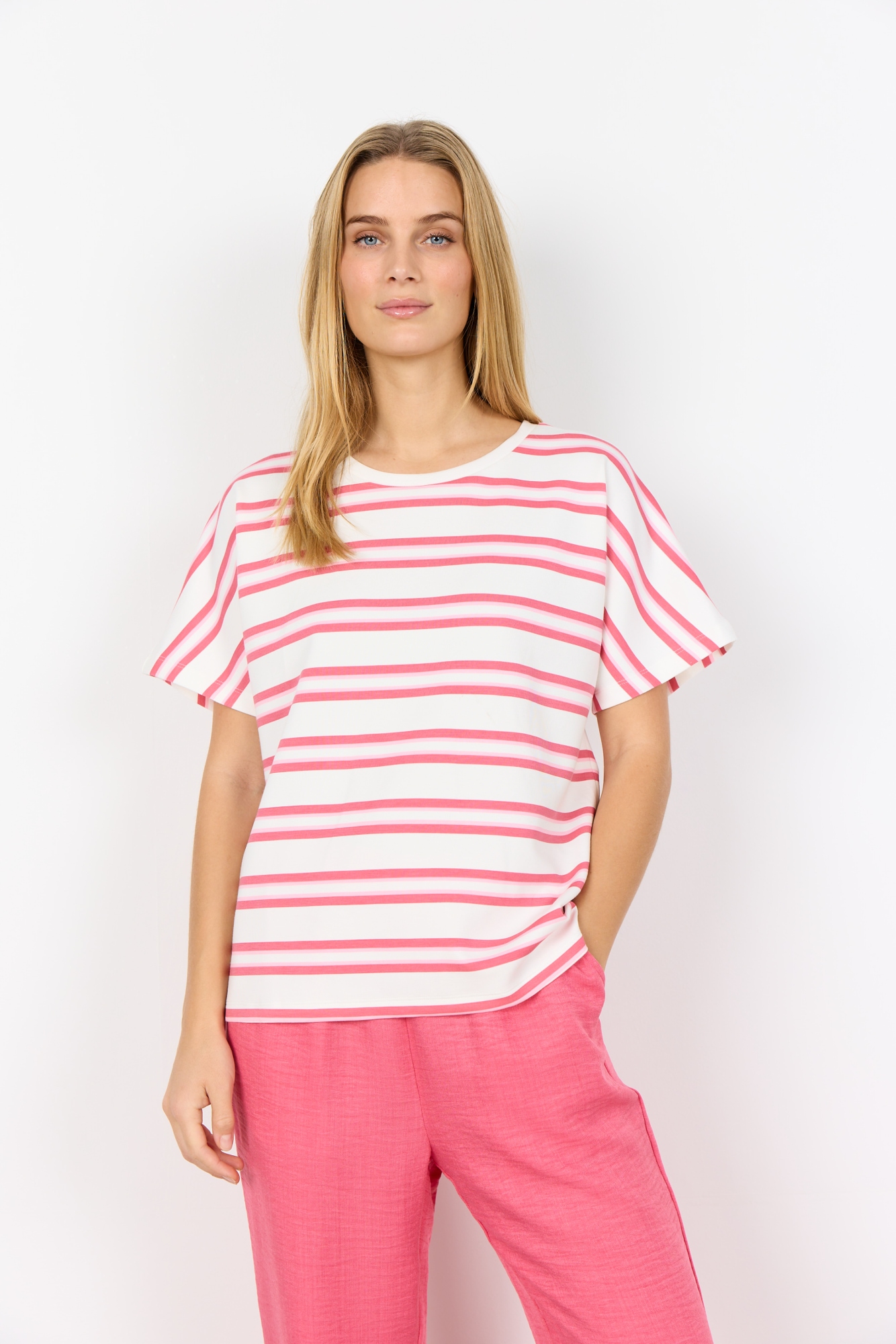 soyaconcept T-Shirt "SC-BARNI 50" aus Viskosemischung mit Modal, Polyester und Elasthan