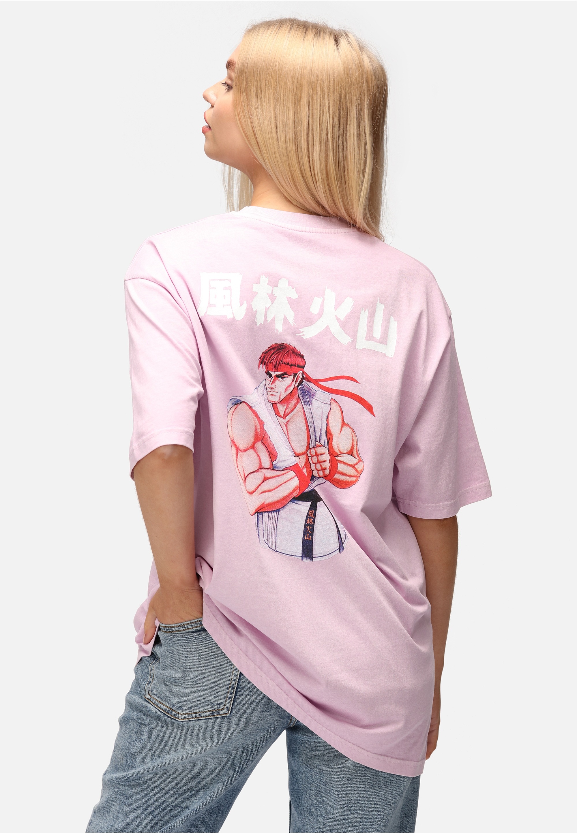Recovered T-Shirt »Street Fighter Ryu«, (1 tlg.), mit coolem Street Fighter-Print