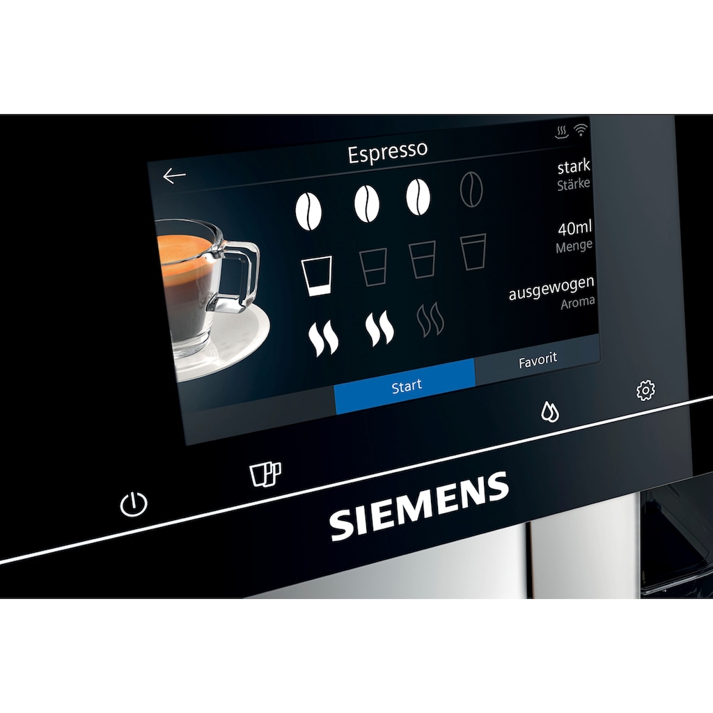 SIEMENS Kaffeevollautomat »EQ.700 Inox silber metallic TP705D47«