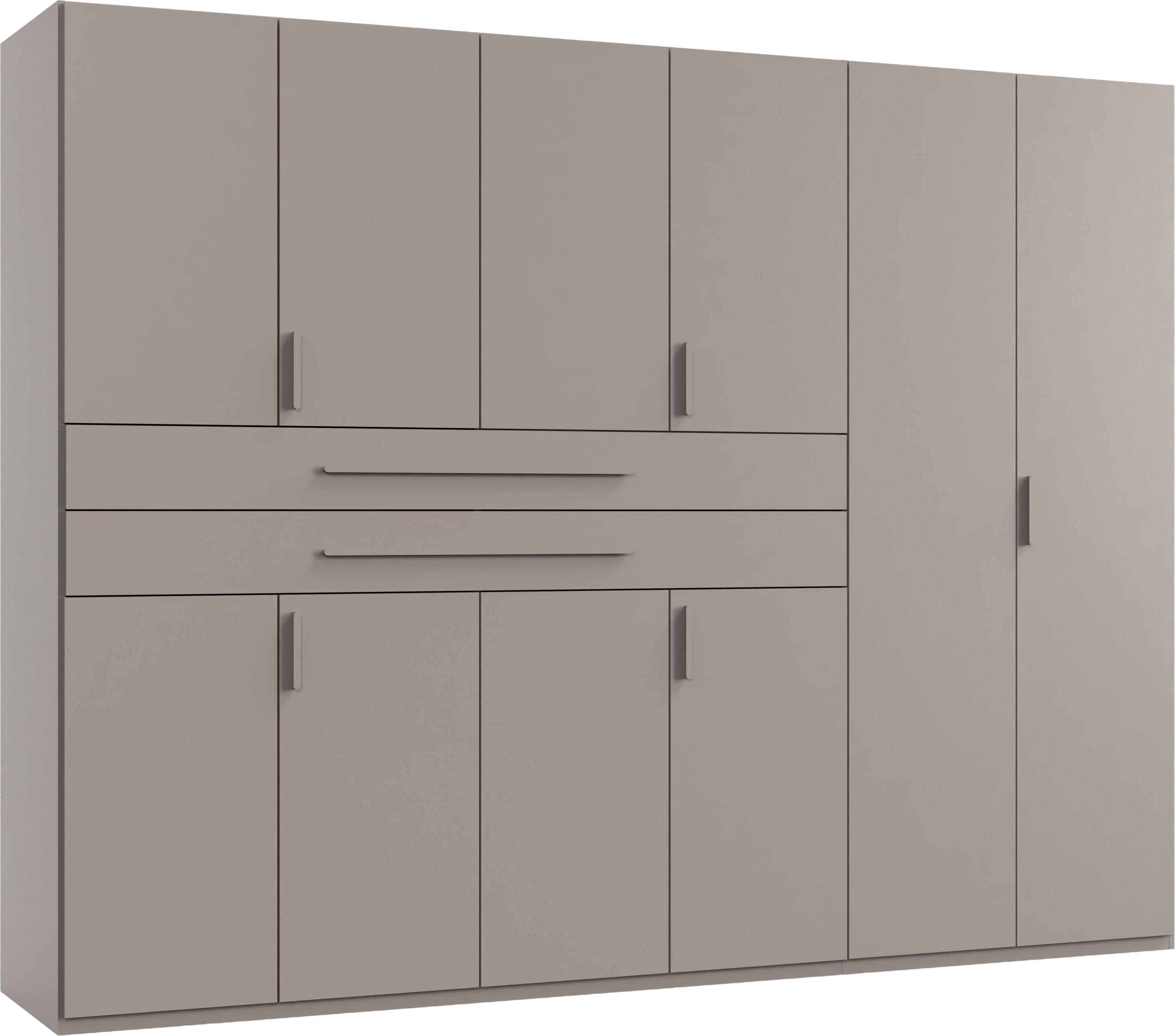 Wimex "Digit Kleiderschrank wahlweise mit oder ohne Spiegel" Schlafzimmer Schrank Bestseller im modernem Design, erhältlich in den Breiten 225cm oder 270cm (mit 8 oder 10 Türen)