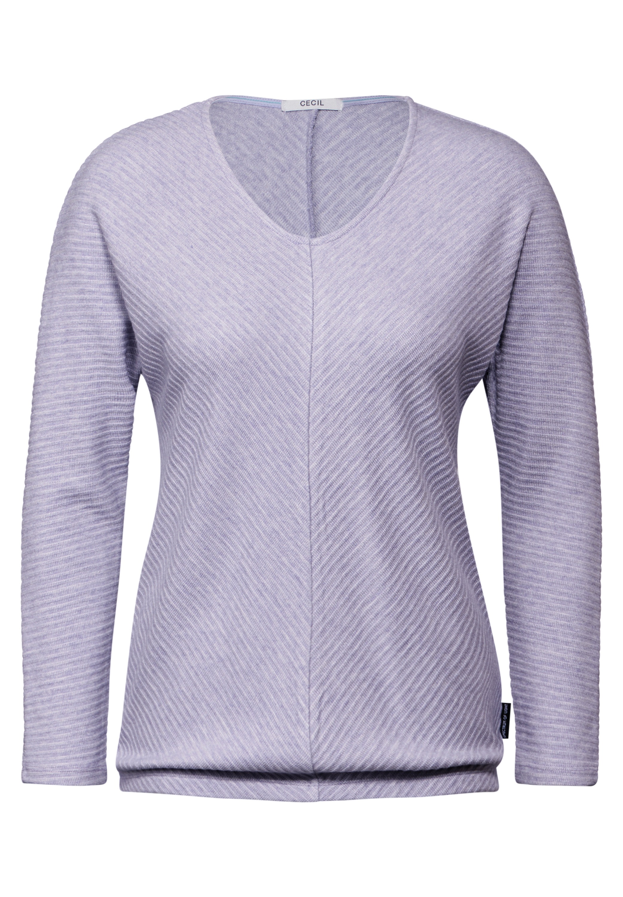 Cecil Langarmshirt, mit V-Ausschnitt
