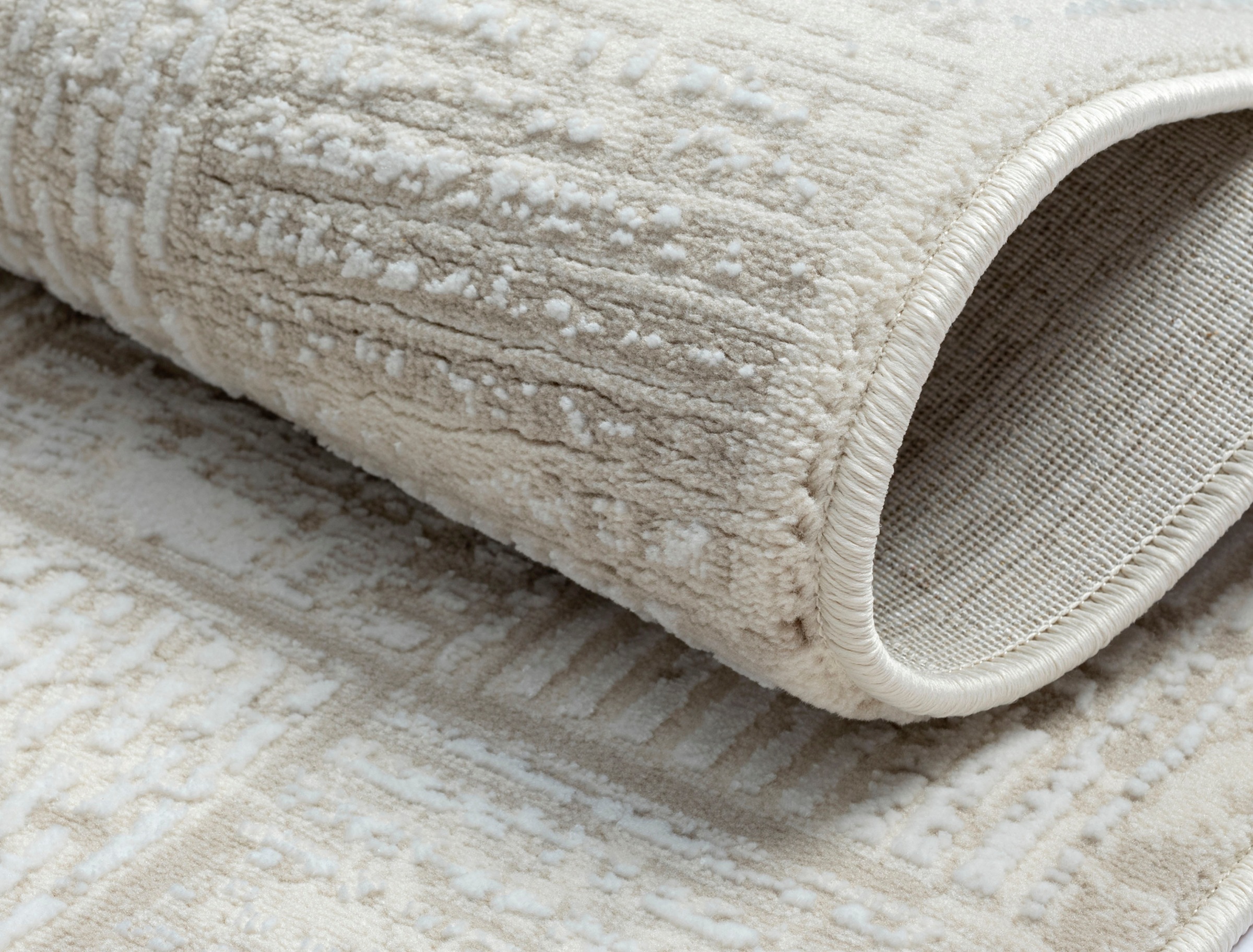 Myflair Möbel & Accessoires Teppich »My House Lagerräumung«, rechteckig, 10 mm Höhe, Kurzflor, Retro-Style, besonders weich durch Microfaser, mit Fransen