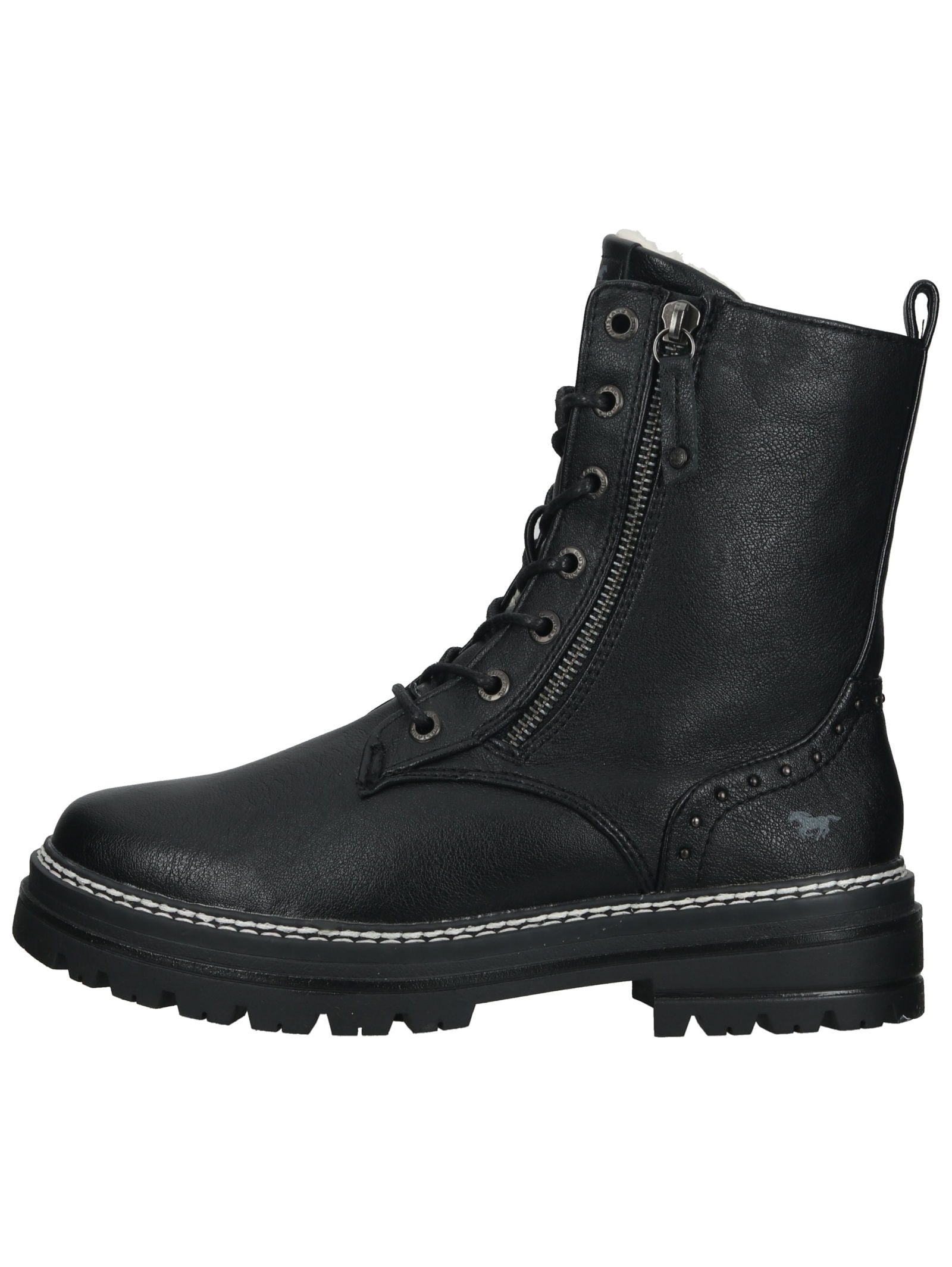 Mustang Shoes Schnürstiefelette »Mustang Shoes Stiefelette Lederimitat«