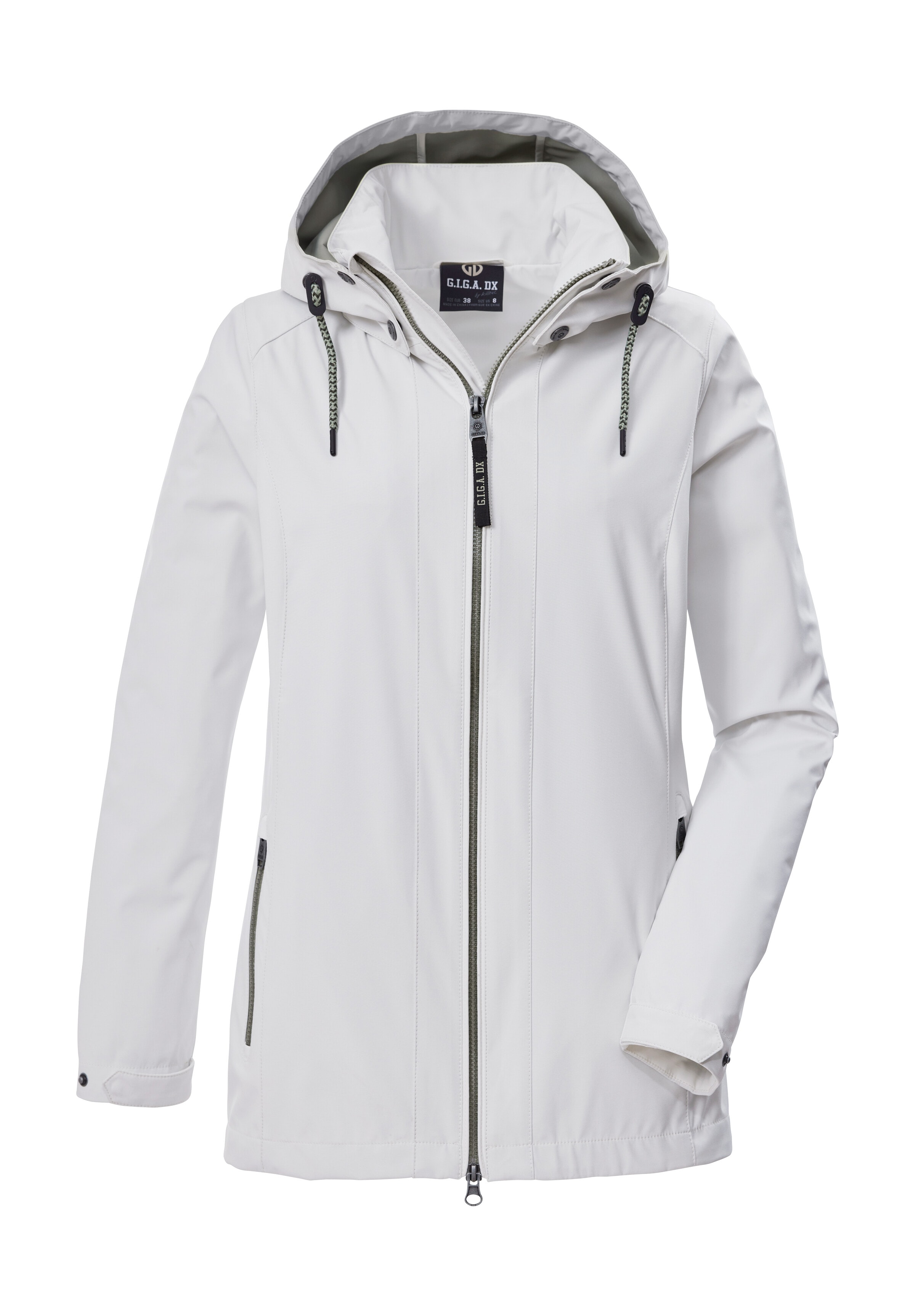 G.I.G.A. DX by killtec Softshelljacke "GS 96 WMN SFTSHLL JCKT" Wasserabweisende Softshelljacke mit abnehmbarer Kapuze