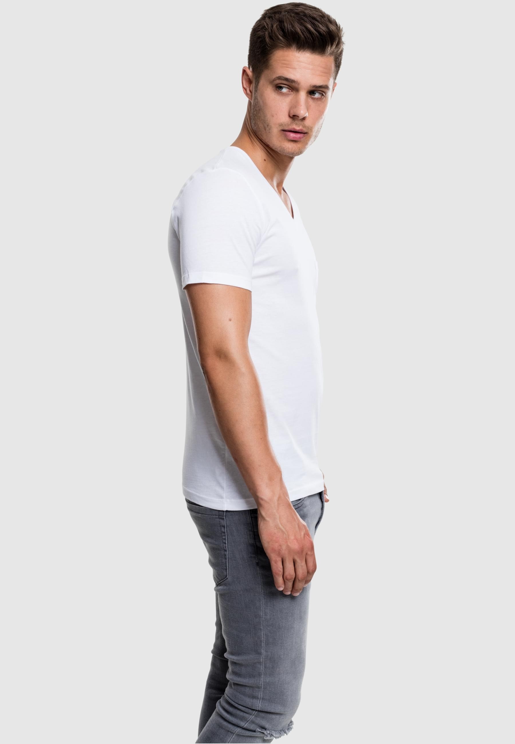 URBAN CLASSICS T-Shirt »Urban Classics Herren V-Neck Pocket Tee«, (1 tlg.)