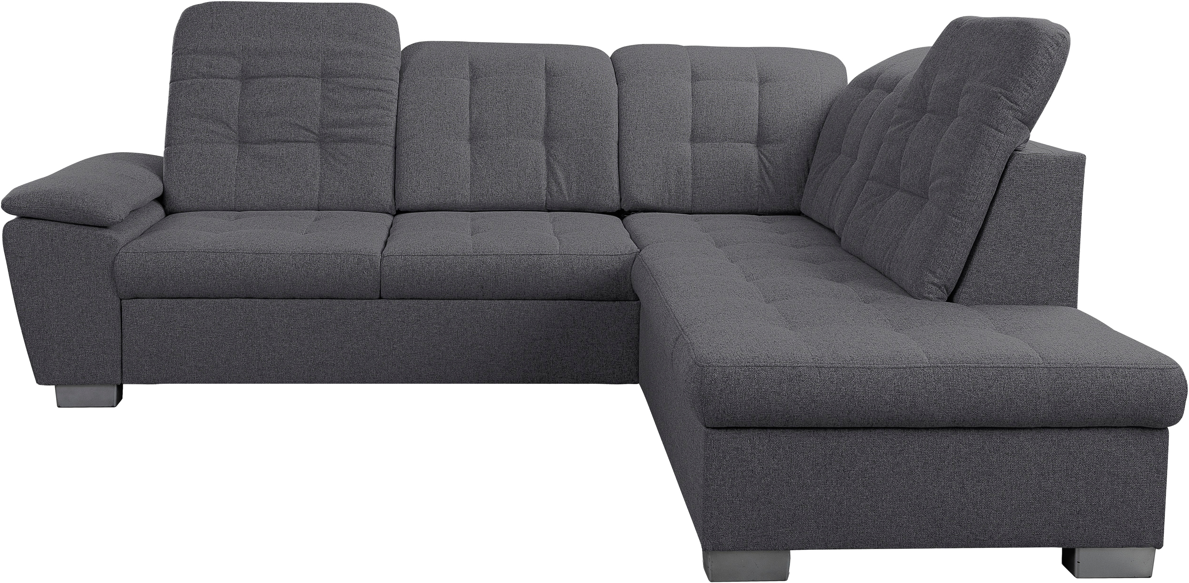 WERK2 Ecksofa "Bonny inkl. Kopfteilverstellung, Bettfunktion, Stauraum, L-F günstig online kaufen