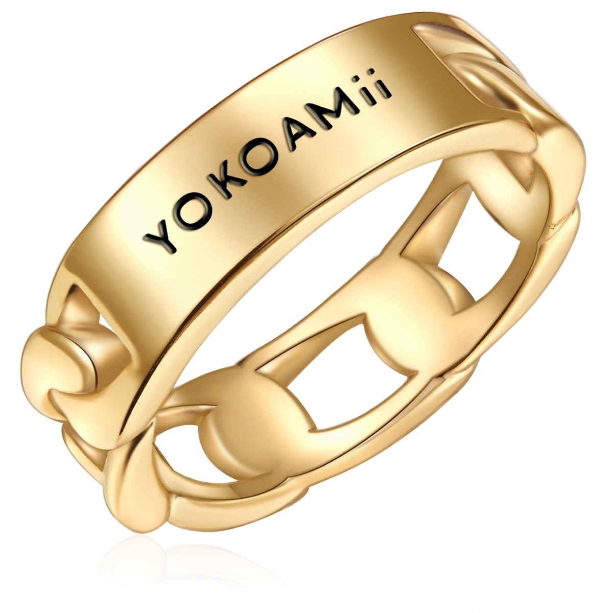 Yokoamii Fingerring »Y144« Ring gelbgold