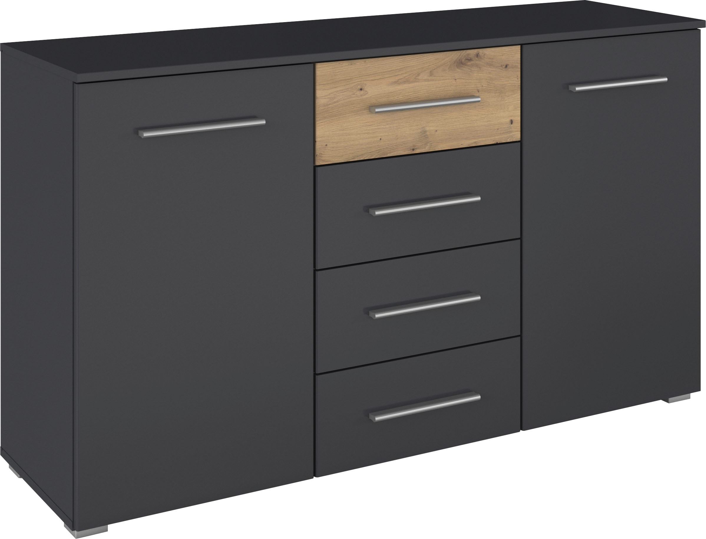 rauch Kombikommode "Sideboard Kommode Schubladenkommode TARRAGONA", mit 4 geräumigen Schubladen sowie 2 Türen MADE IN GE