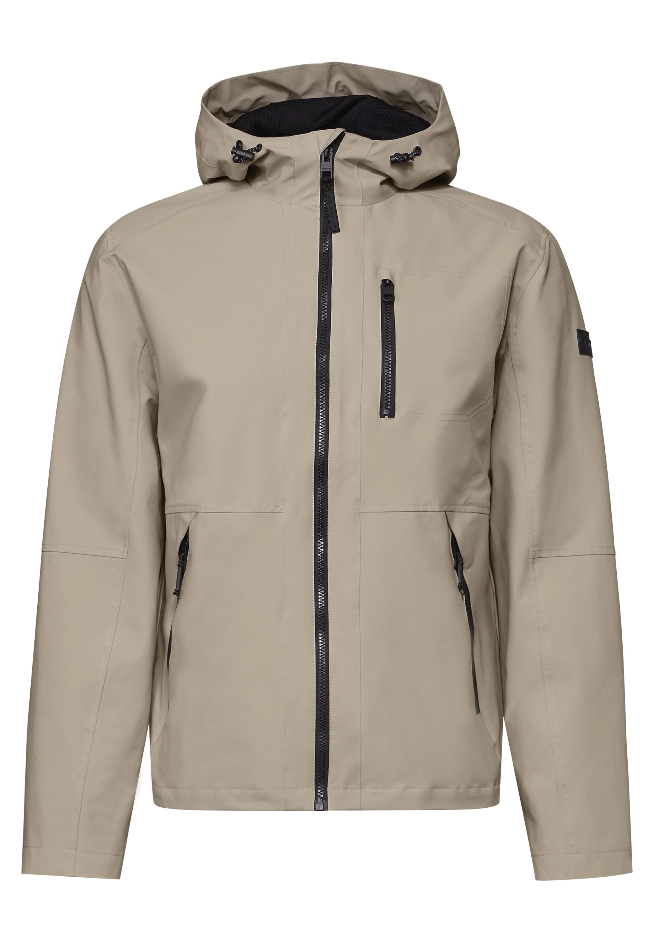 STREET ONE MEN Softshelljacke, mit Kapuze, wasserabweisend