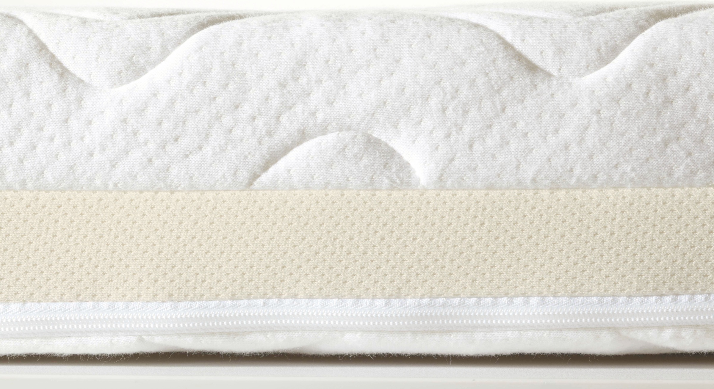 PAIDI Babymatratze »AIRWELL 100, 70x140cm, Kaltschaum Kindermatratze« 10 cm hoch mittlere Stauchhärte, 95°C waschbarer Bezug in Weiß, 1 Stk. tlg. Umlaufende Trittkante, atmungsaktiv, langlebig, Wendematratze