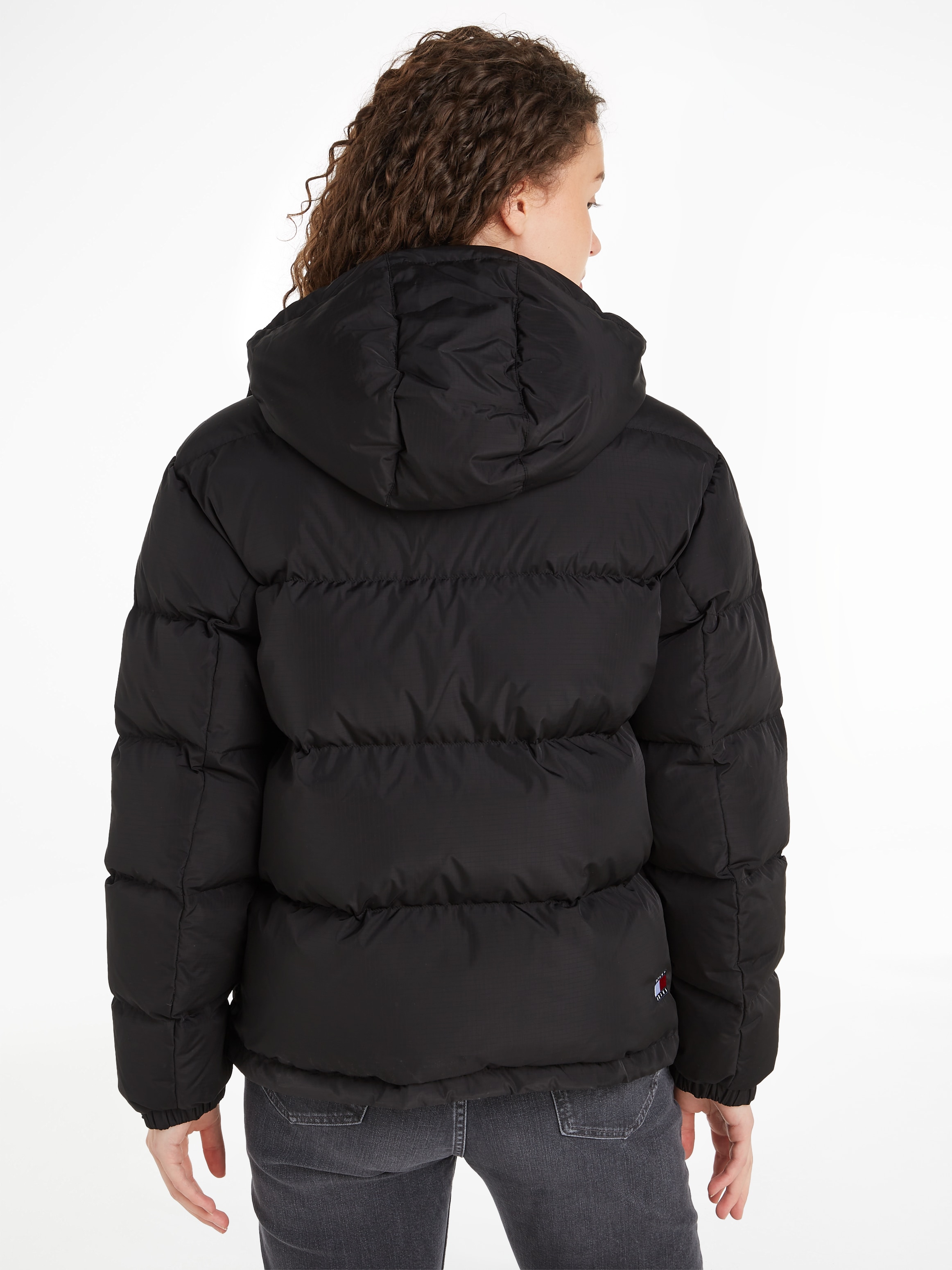 Tommy Jeans Steppjacke »TJW ALASKA PUFFER EXT«, mit Kapuze, mit Logostickereien