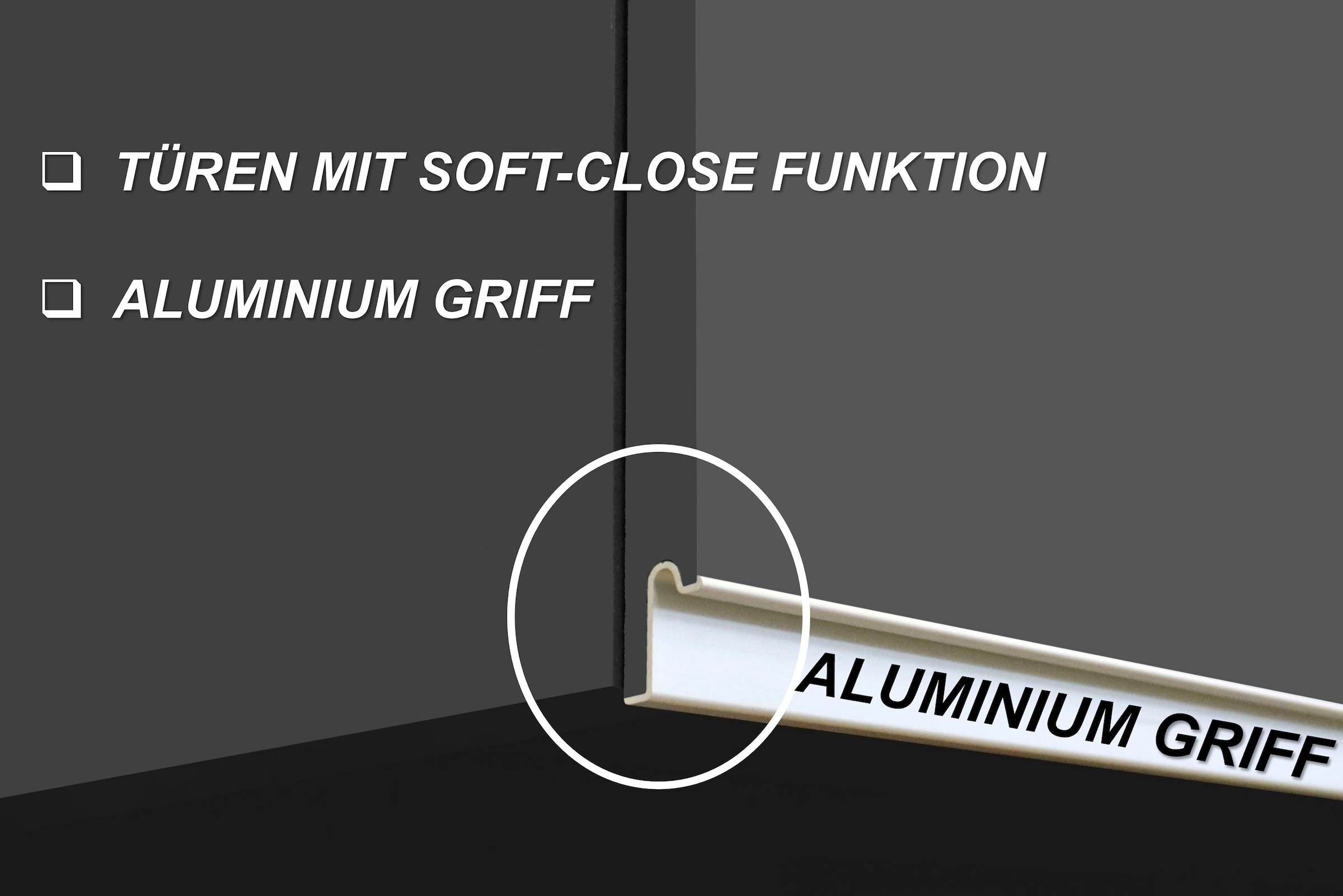 KOCHSTATION Küchenzeile »KS-Sole«, Breite 256 cm, Hängeregal, Geschirrabtropfschrank, ohne E-Geräte