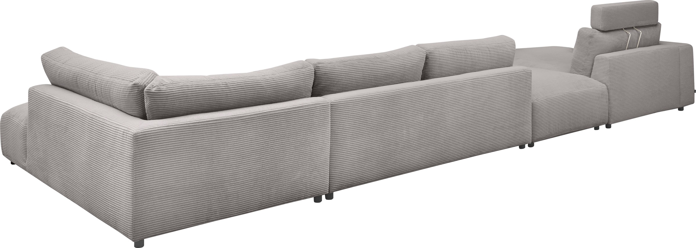 Musterring Wohnlandschaft »Lucia U-Form«, Cord-Bezug, inklusive Kopfstütze, Gesamtbreite 524 cm