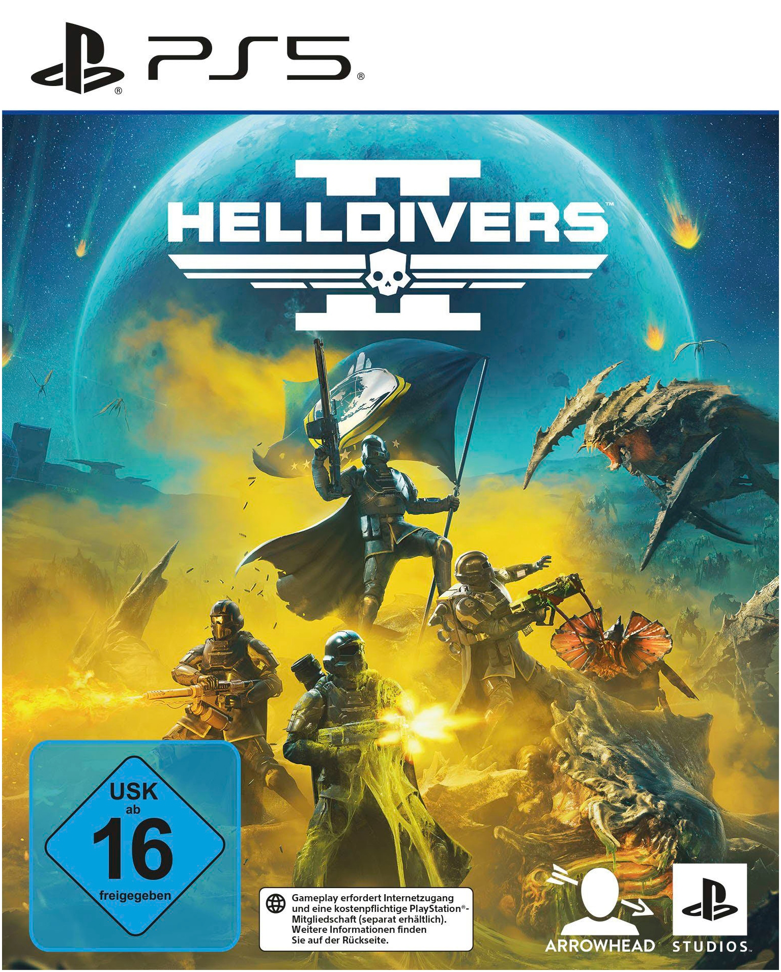 PlayStation 5 Konsolen-Set »Disk Edition (Slim) + Helldivers 2«