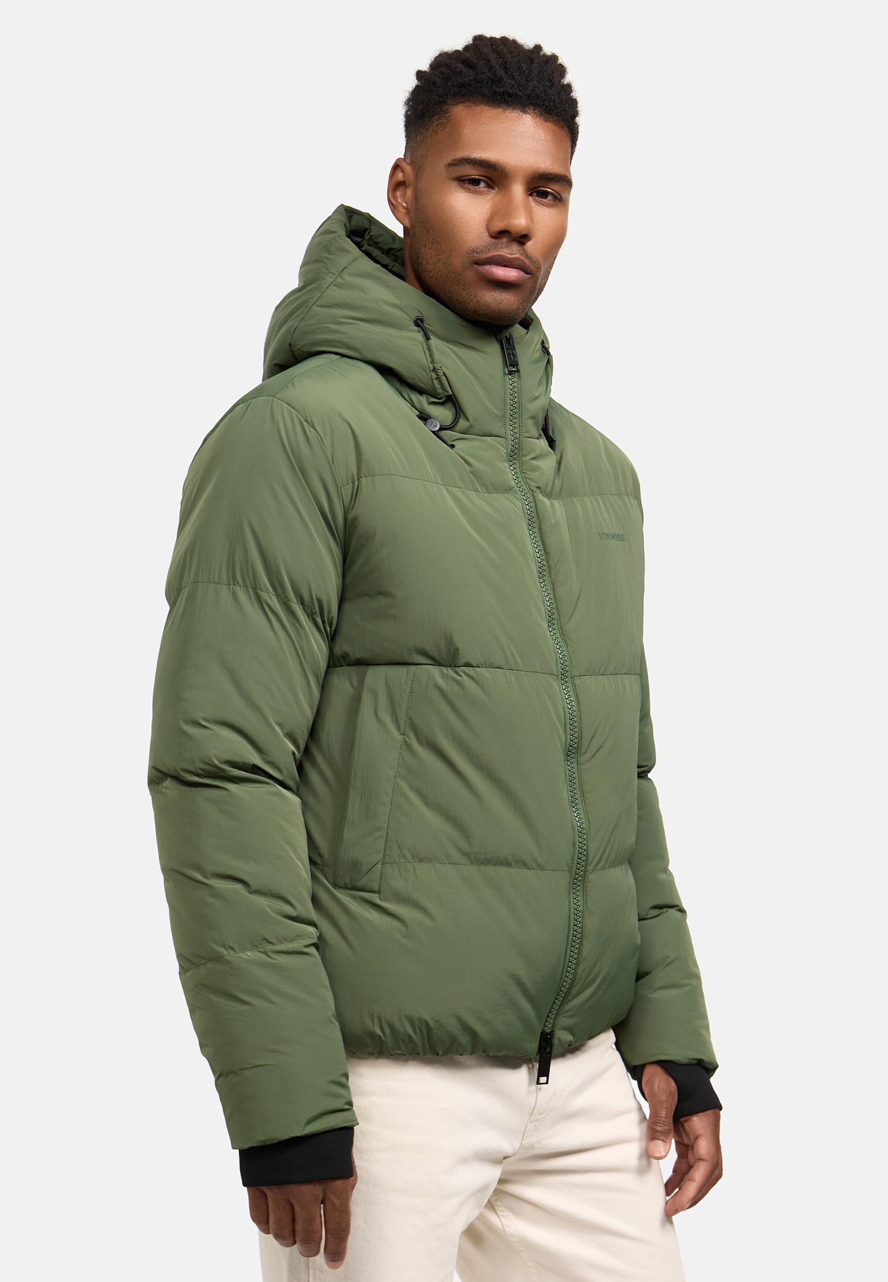 Stone Harbour Steppjacke »Tayroos XX«, mit Kapuze, Gesteppte Herren Winterjacke mit Kapuze
