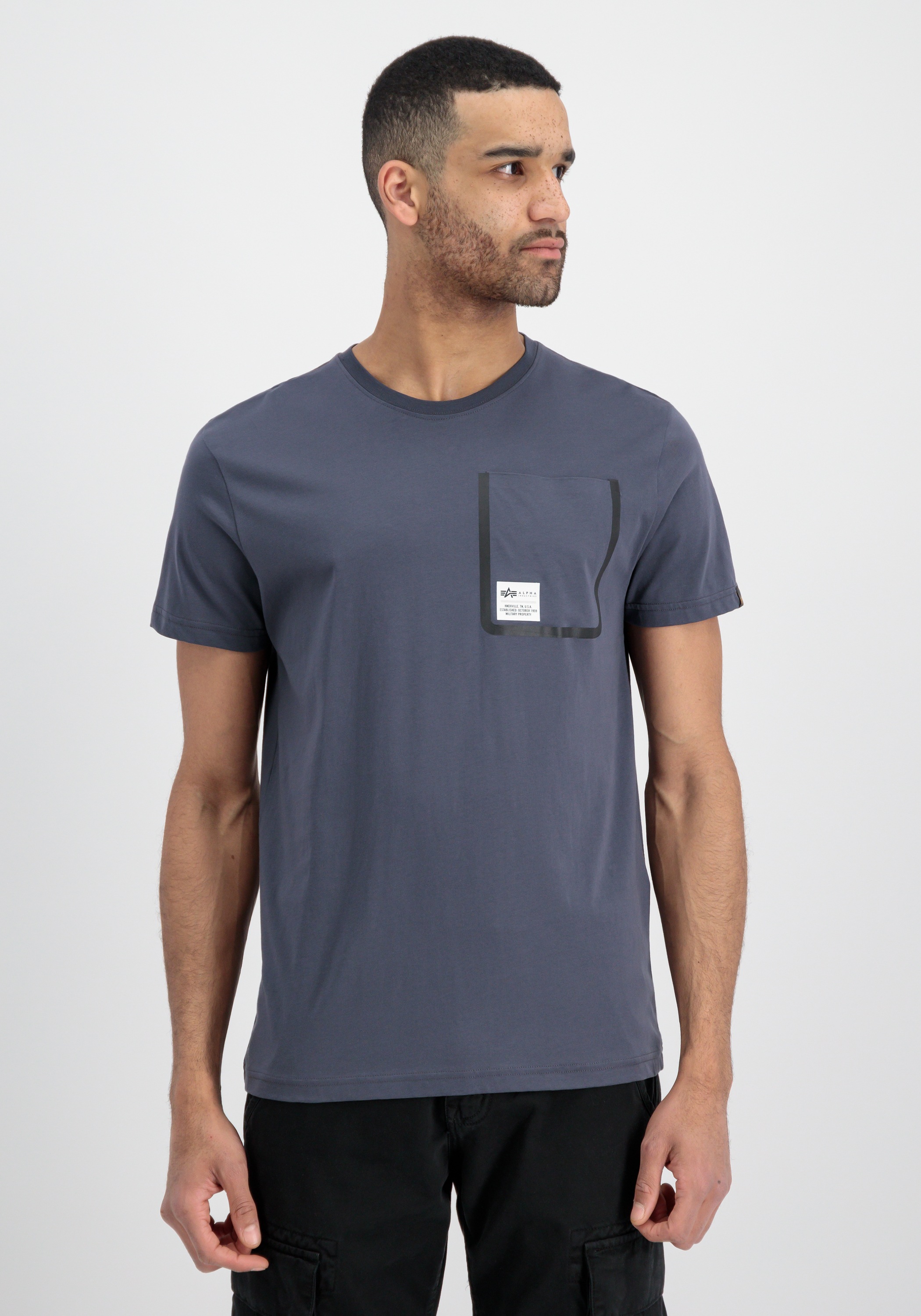Alpha Industries T-Shirt »Alpha Industries Pocket BAUR ▷ - T-Shirts Label | T« Men kaufen