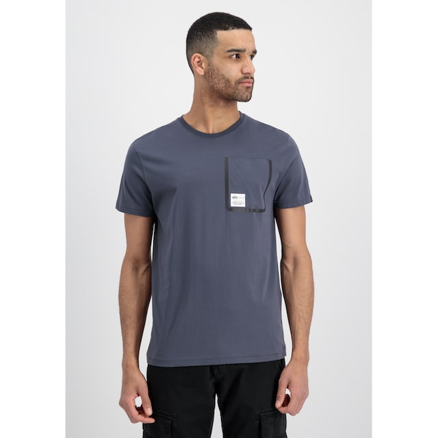 Alpha Industries T-Shirt »Alpha Industries Men - T-Shirts Label Pocket T« ▷  kaufen | BAUR