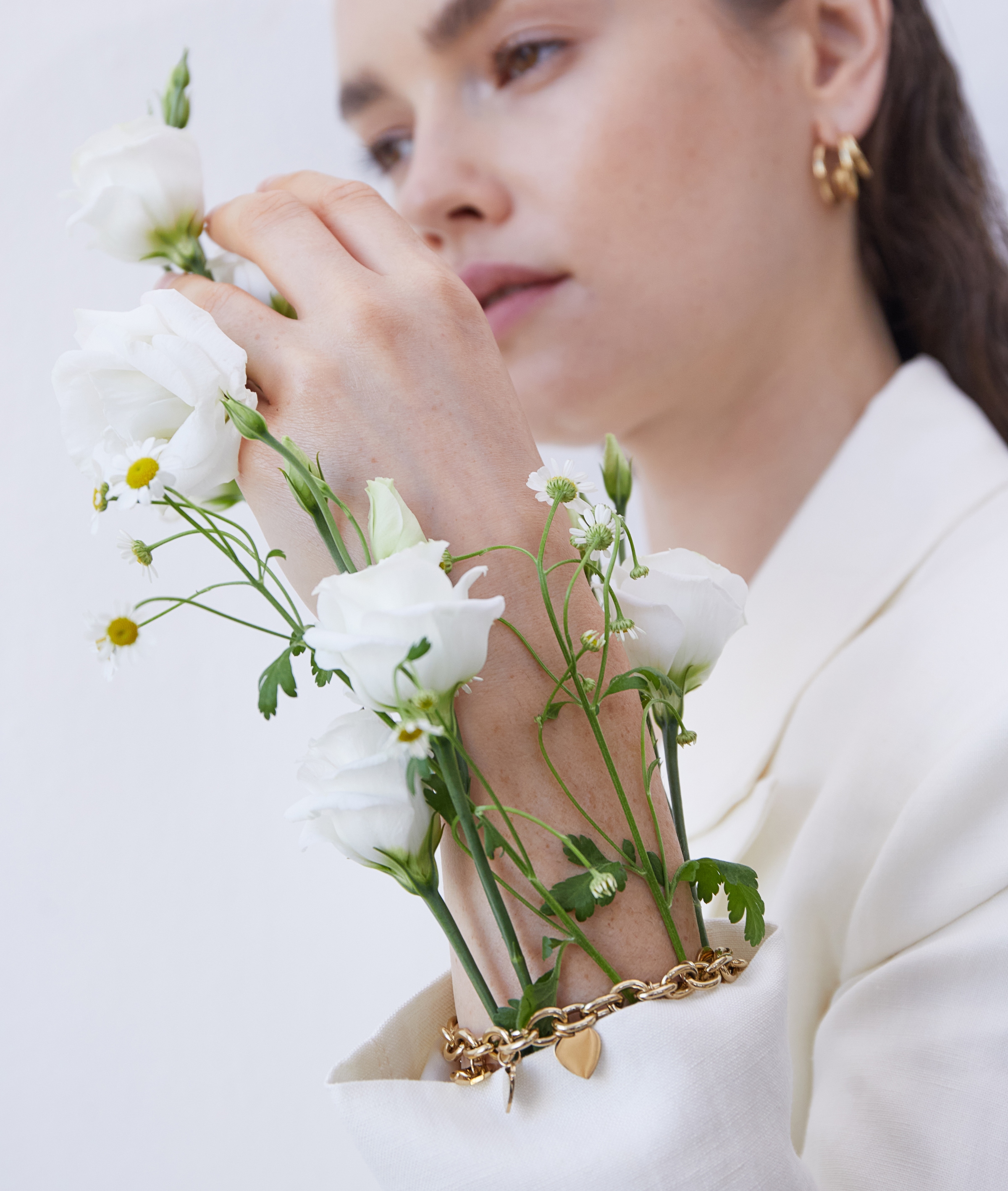 Echtzeit Armband »Schmuck Geschenk Edelstahl Armkette Endless Love Herzen«