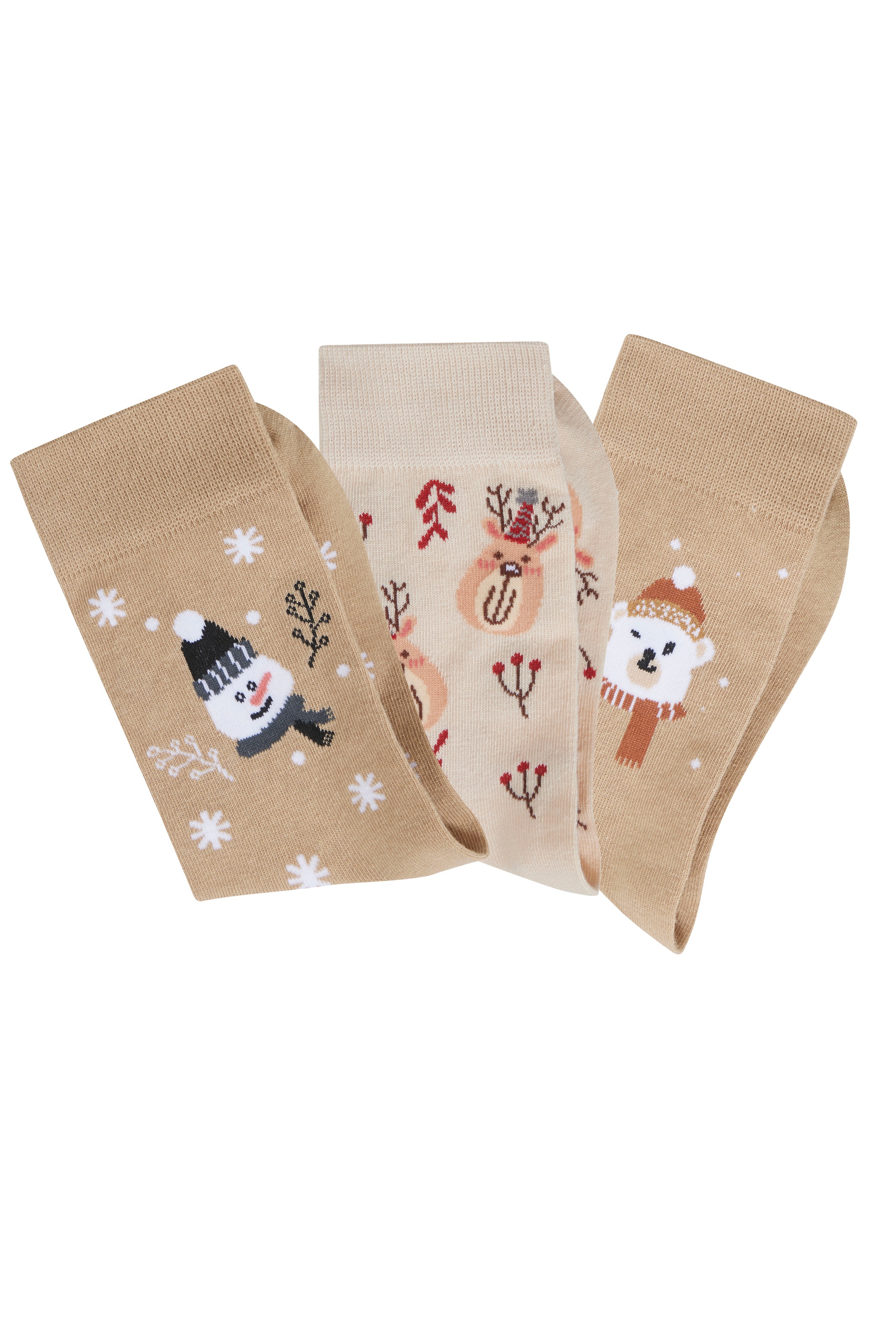 H.I.S Basicsocken Packung, 3 Paar tlg. mit lustigen Weihnachtsmotiven günstig online kaufen