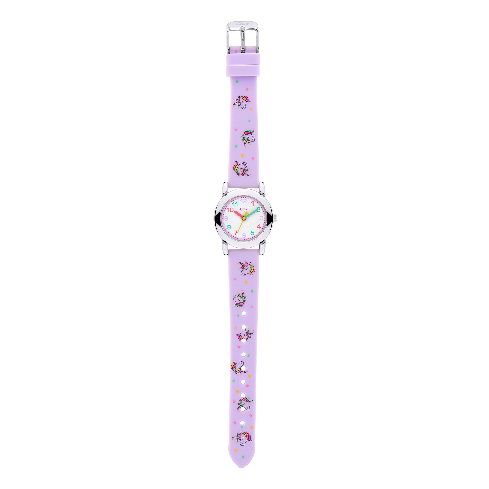 s.Oliver Quarzuhr »The Joy Time« Armbanduhr, Silikonarmband, Kinderuhr, Mädchen, analog