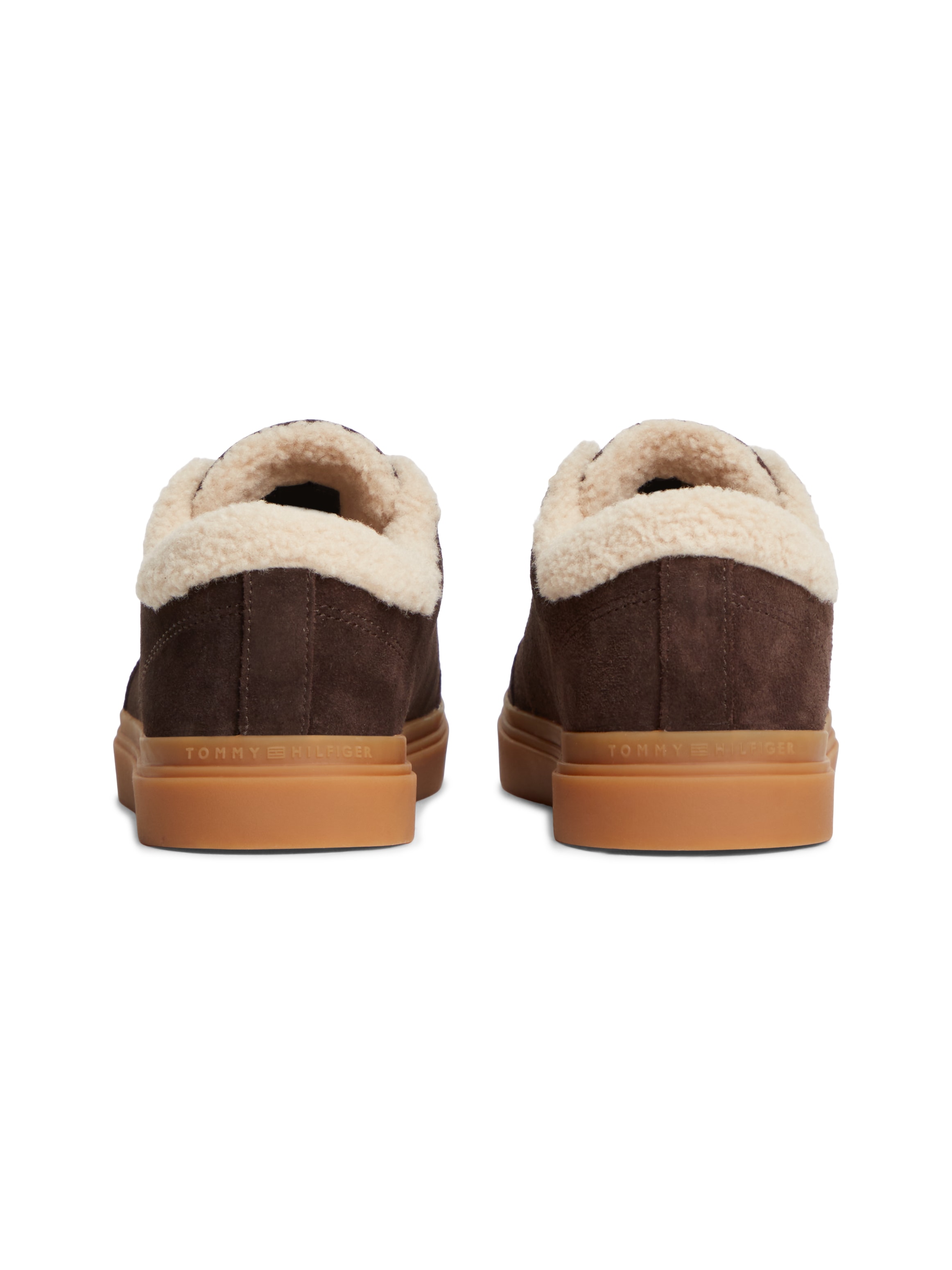 Tommy Hilfiger Plateausneaker »TH CHIC CUPSOLE  WL«  Freizeitschuh, Halbschuh, Schnürer mit Fellimitat am Schaftrand