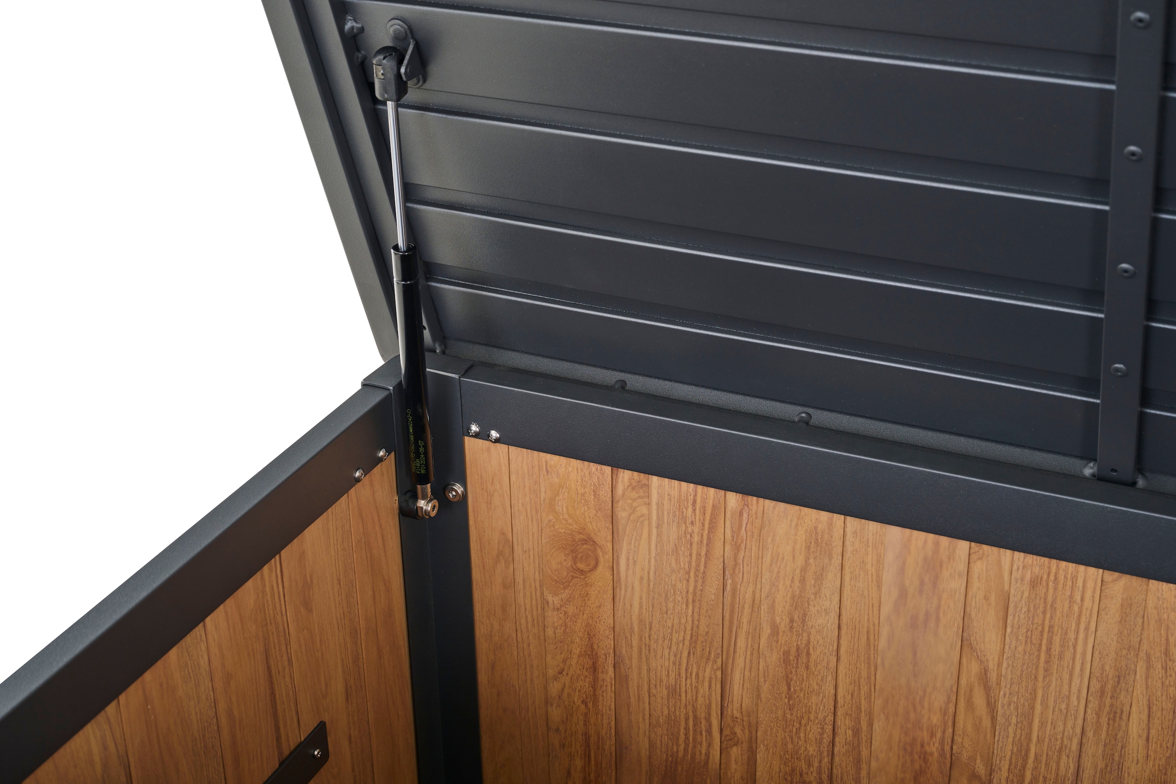 Siena Garden Kissenbox Gestell aus Aluminium, 135x59x75cm woodlook