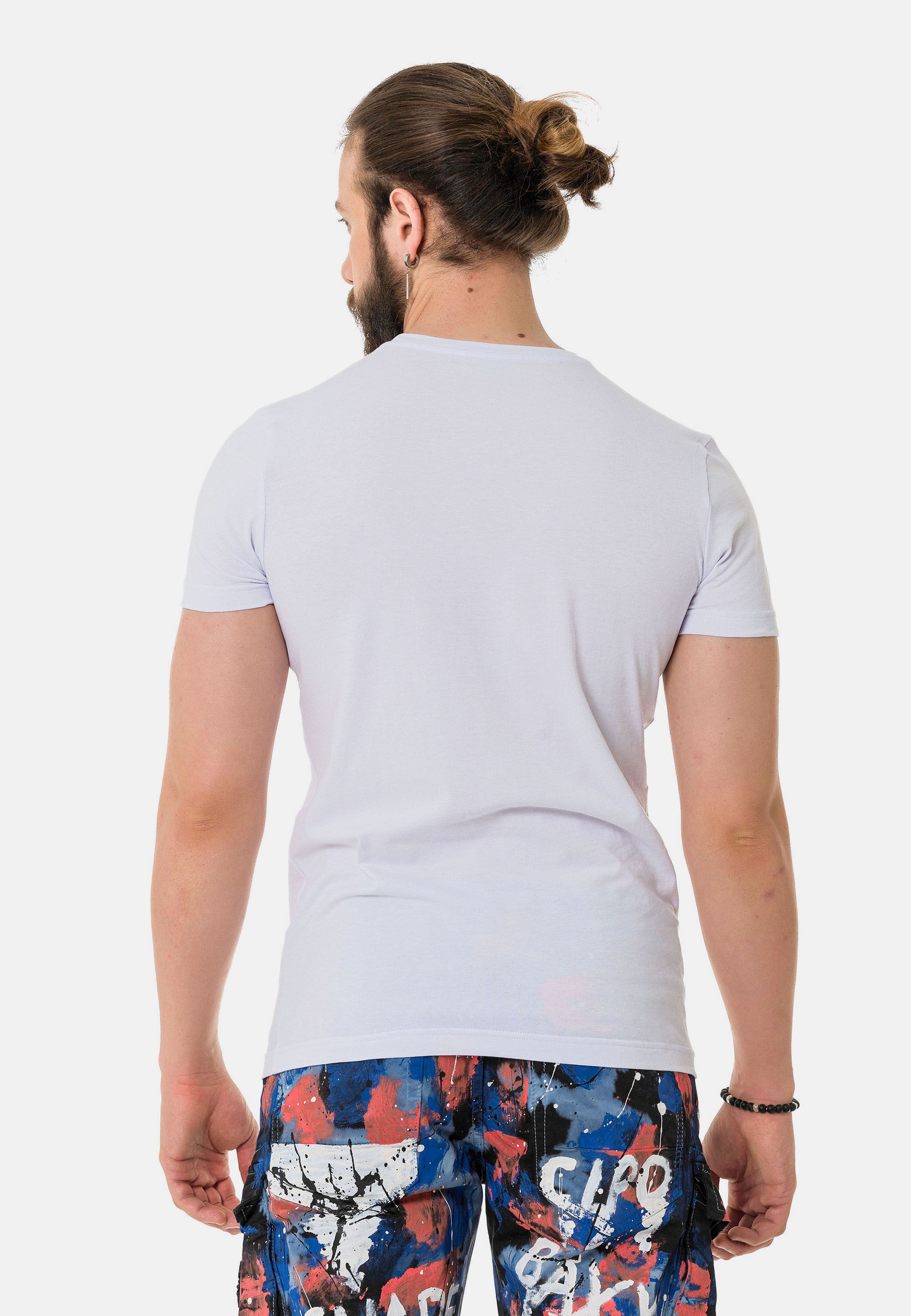 Cipo & Baxx T-Shirt »T-Shirt« mit New York-Motiv