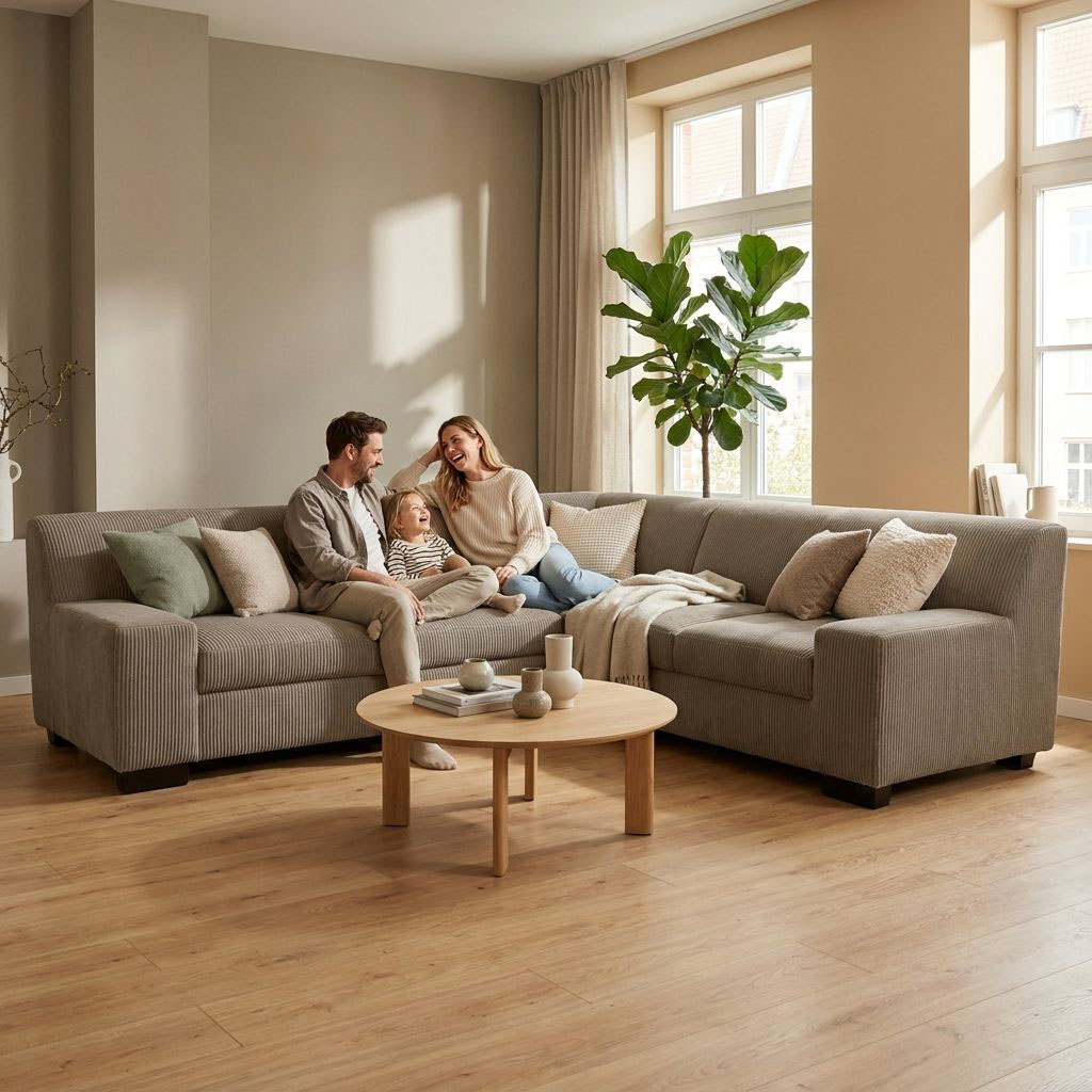 OTTO home "Faxxe 249 x 214 cm, auch mit Schlaffunktion" aus haustierfreundlichem Pet Friendly Cord, L-Form