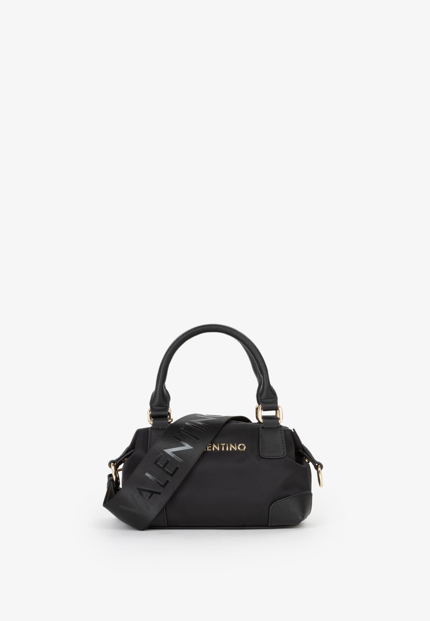 VALENTINO BAGS 1100000002199 »JOLLY BIS RE« Damen Handtasche, Schultertasche mit goldfarbenen Logoschriftzug