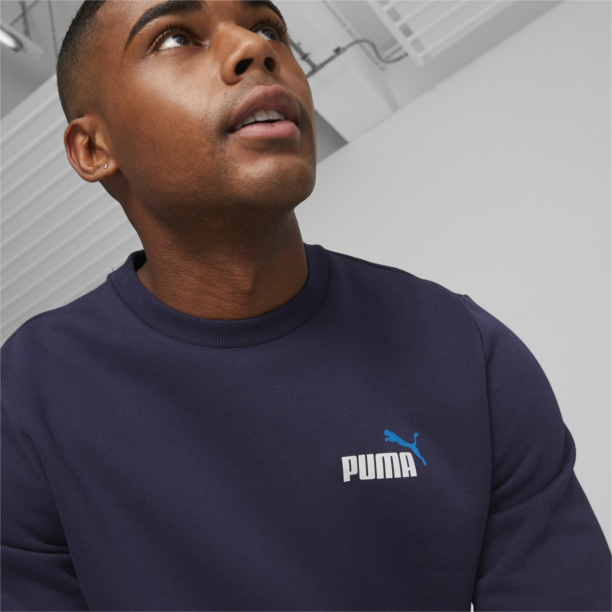 PUMA Sweatshirt »Essentials+ 2 Colour Small Logo Crew Neck Sweatshirt  Herren« ▷ bestellen | BAUR