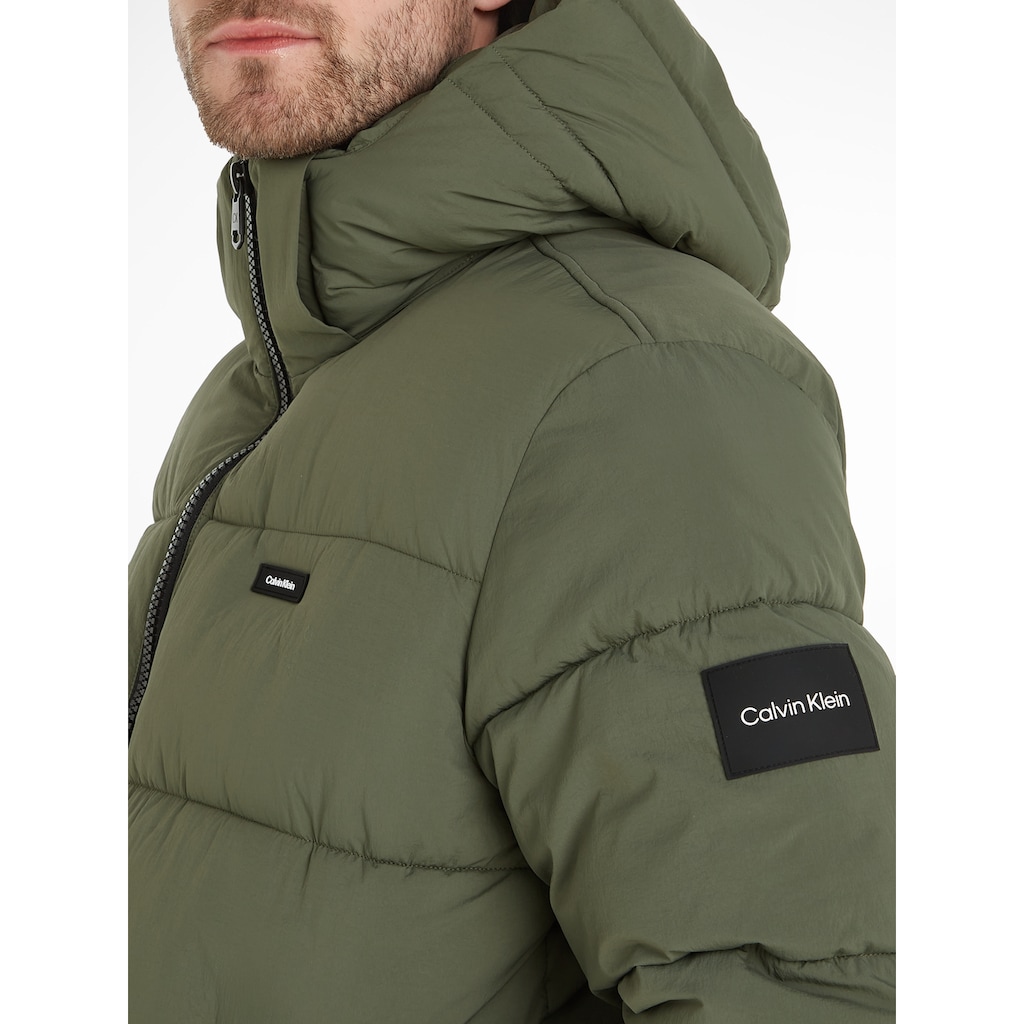 Calvin Klein Steppjacke, mit Kapuze